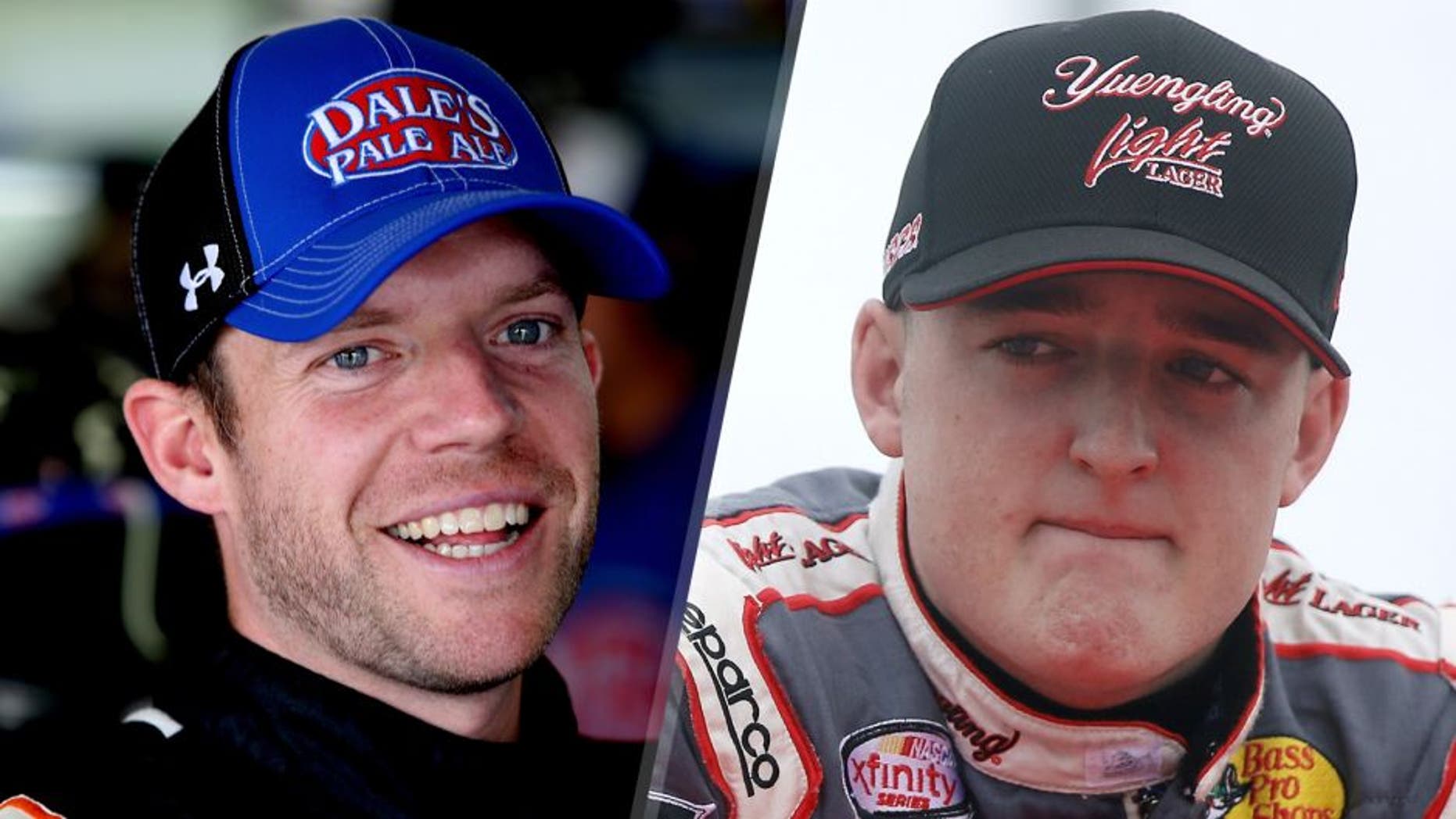 Regan Smith, driver of the #7 Dale's Pale Ale Chevrolet, stands in the garage during practice for the NASCAR XFINITY Series Drive for the Cure 300 at Charlotte Motor Speedway on October 8, 2015 in Charlotte, North Carolina. (Photo by Jerry Markland/Getty Images) Ty Dillon, driver of the #3 Yuengling Light Lager Chevrolet, looks on during pre-race ceremonies for the NASCAR XFINITY Series Ford EcoBoost 300 at Homestead-Miami Speedway on November 21, 2015 in Homestead, Florida. (Photo by Sean Gardner/Getty Images)