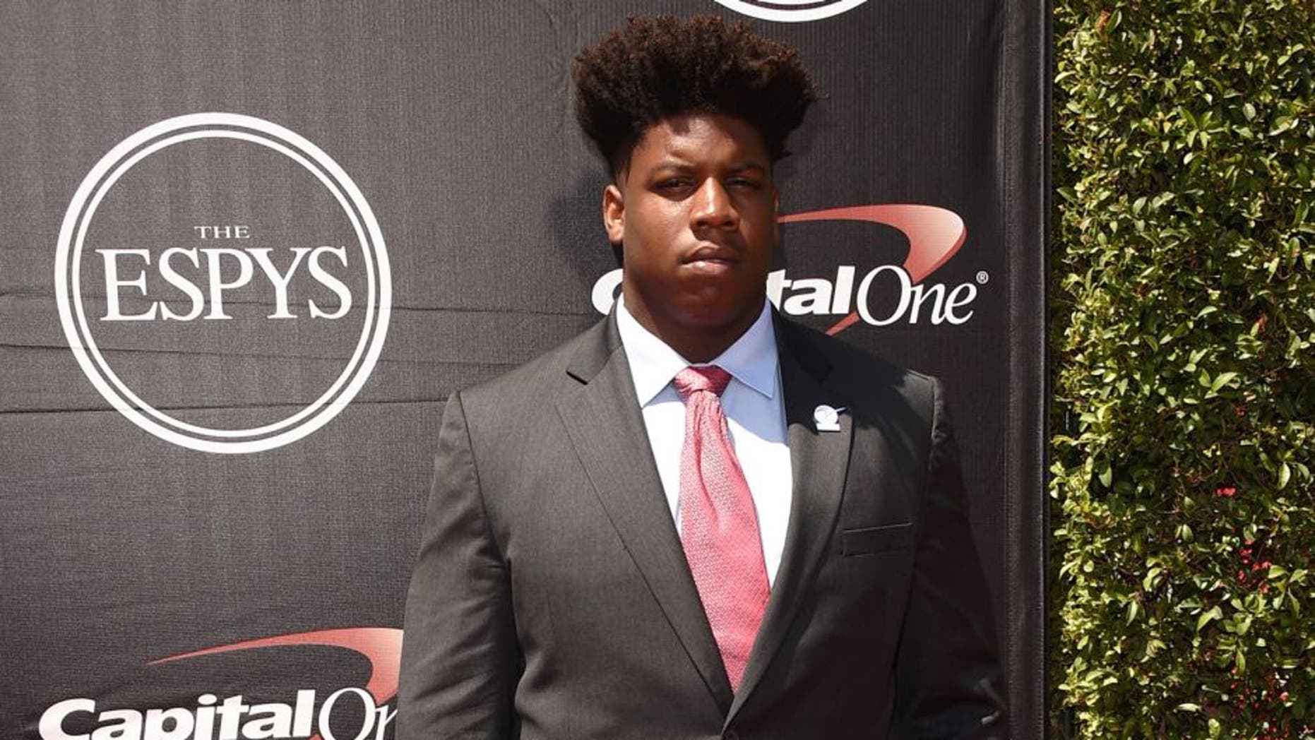 LOS ANGELES, CA - JULY 15: NFL player Robert Myers attends The 2015 ESPYS at Microsoft Theater on July 15, 2015 in Los Angeles, California. (Photo by Jason Merritt/Getty Images)