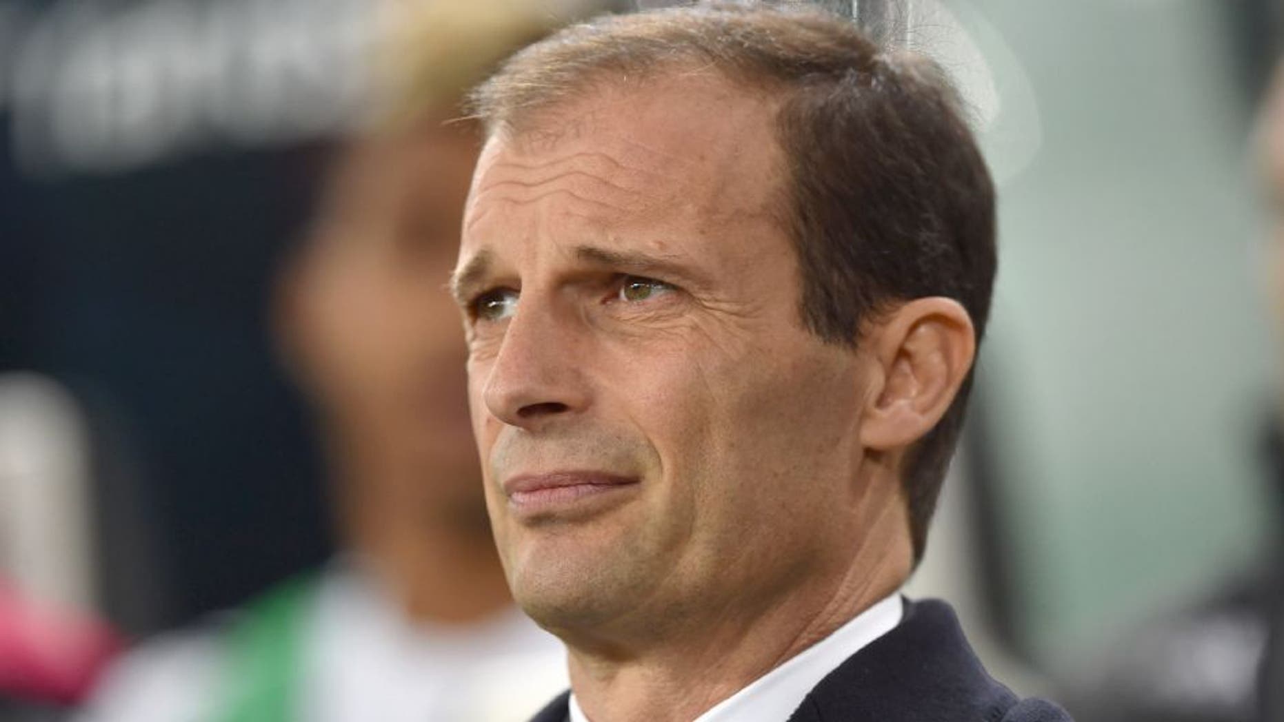 TURIN, ITALY - FEBRUARY 03: Juventus FC head coach Massimiliano Allegri looks on during the Serie A match between Juventus FC and Genoa CFC at Juventus Arena on February 3, 2016 in Turin, Italy. (Photo by Valerio Pennicino/Getty Images)