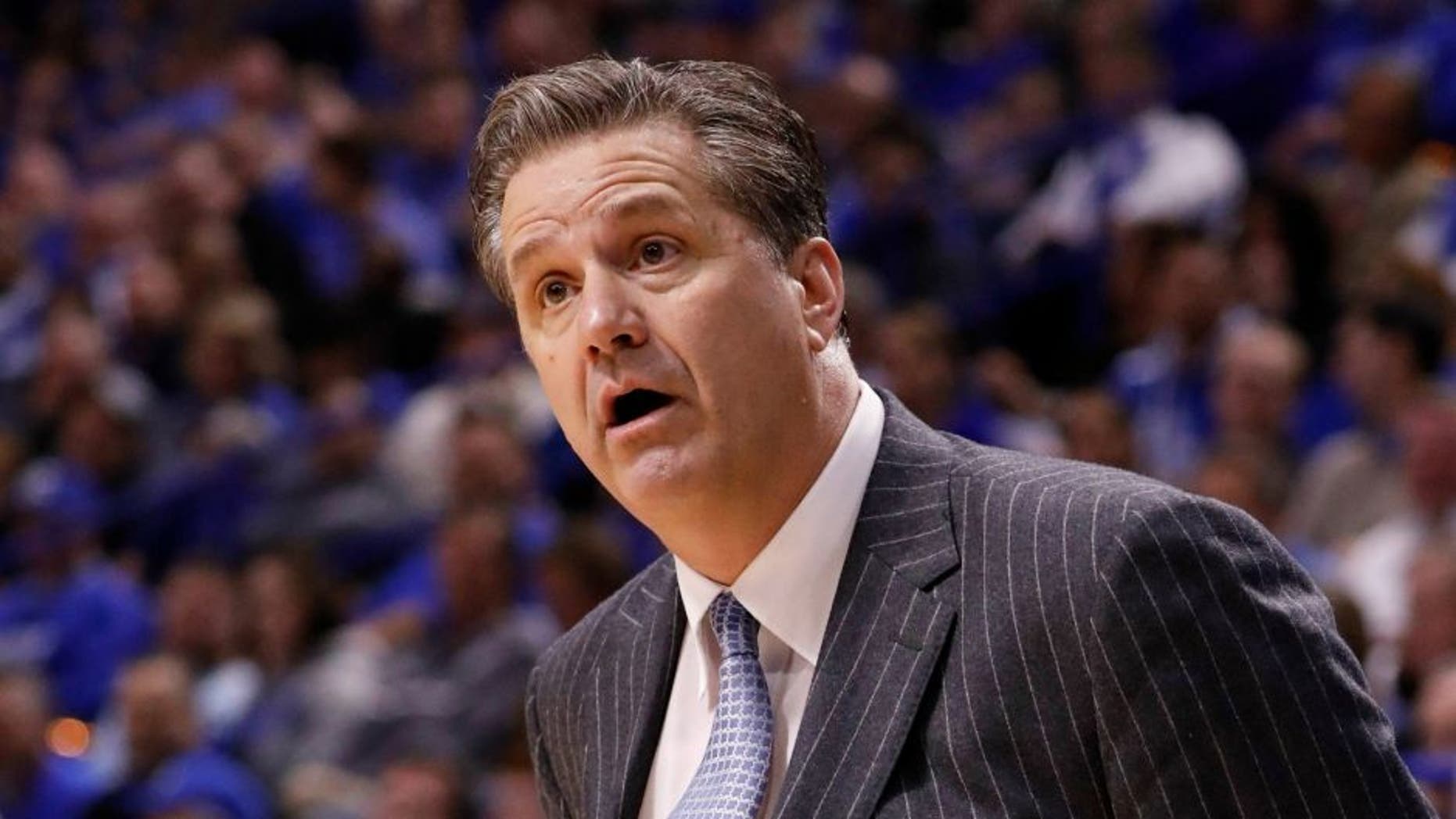 Kentucky basketball coach John Calipari