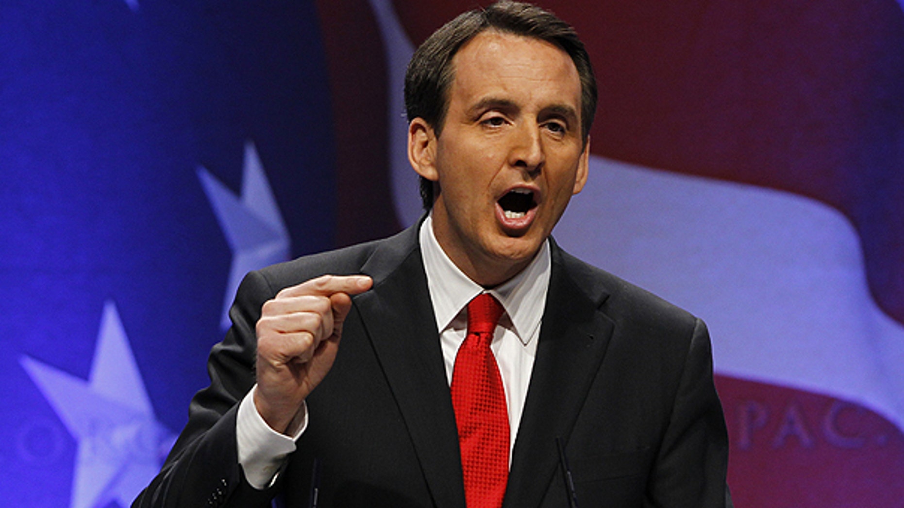 Feb. 11: Former Minnesota Gov. Tim Pawlenty, speaks at the Conservative Political Action Conference (CPAC) in Washington.