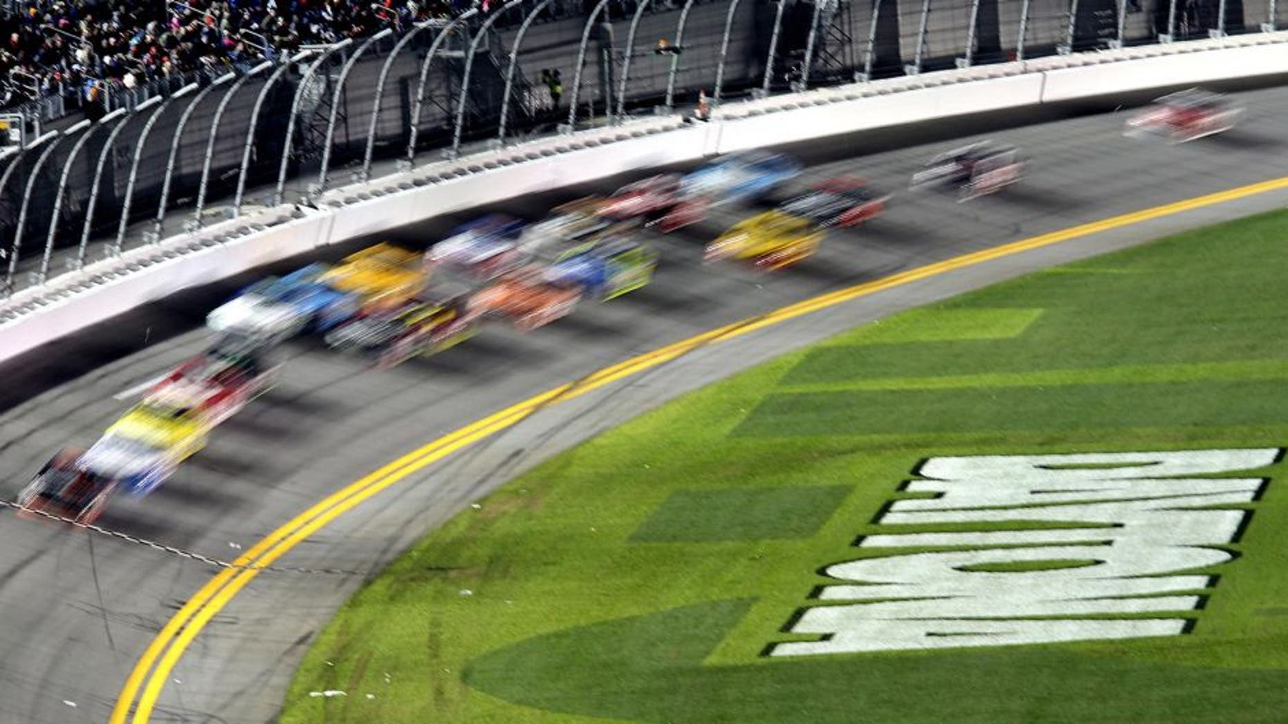 DAYTONA BEACH, FL - FEBRUARY 13: A general view of action during the NASCAR Sprint Cup Series Sprint Unlimited at Daytona International Speedway on February 13, 2016 in Daytona Beach, Florida. (Photo by Jerry Markland/Getty Images)