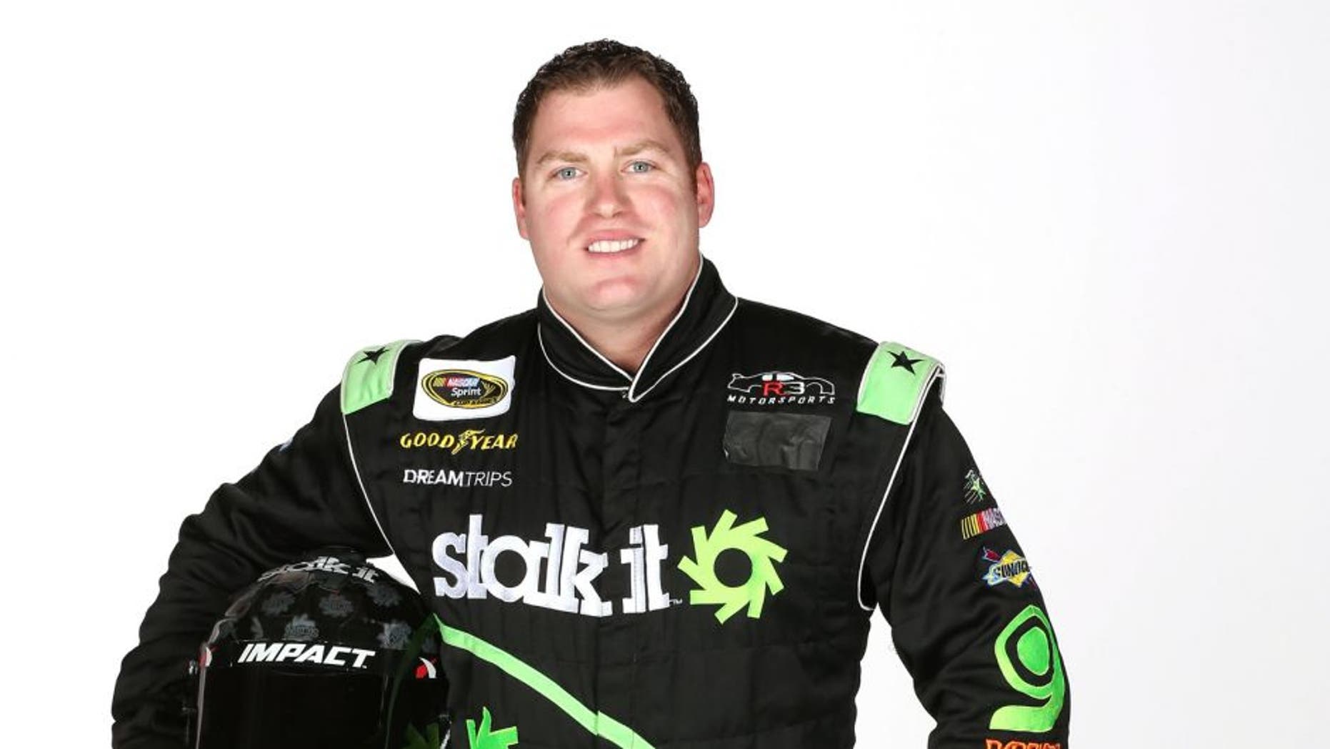 DAYTONA BEACH, FL - FEBRUARY 16: NASCAR Sprint Cup Series driver Robert Richardson Jr. poses for a portrait during NASCAR Media Day at Daytona International Speedway on February 16, 2016 in Daytona Beach, Florida. (Photo by Chris Graythen/NASCAR via Getty Images)