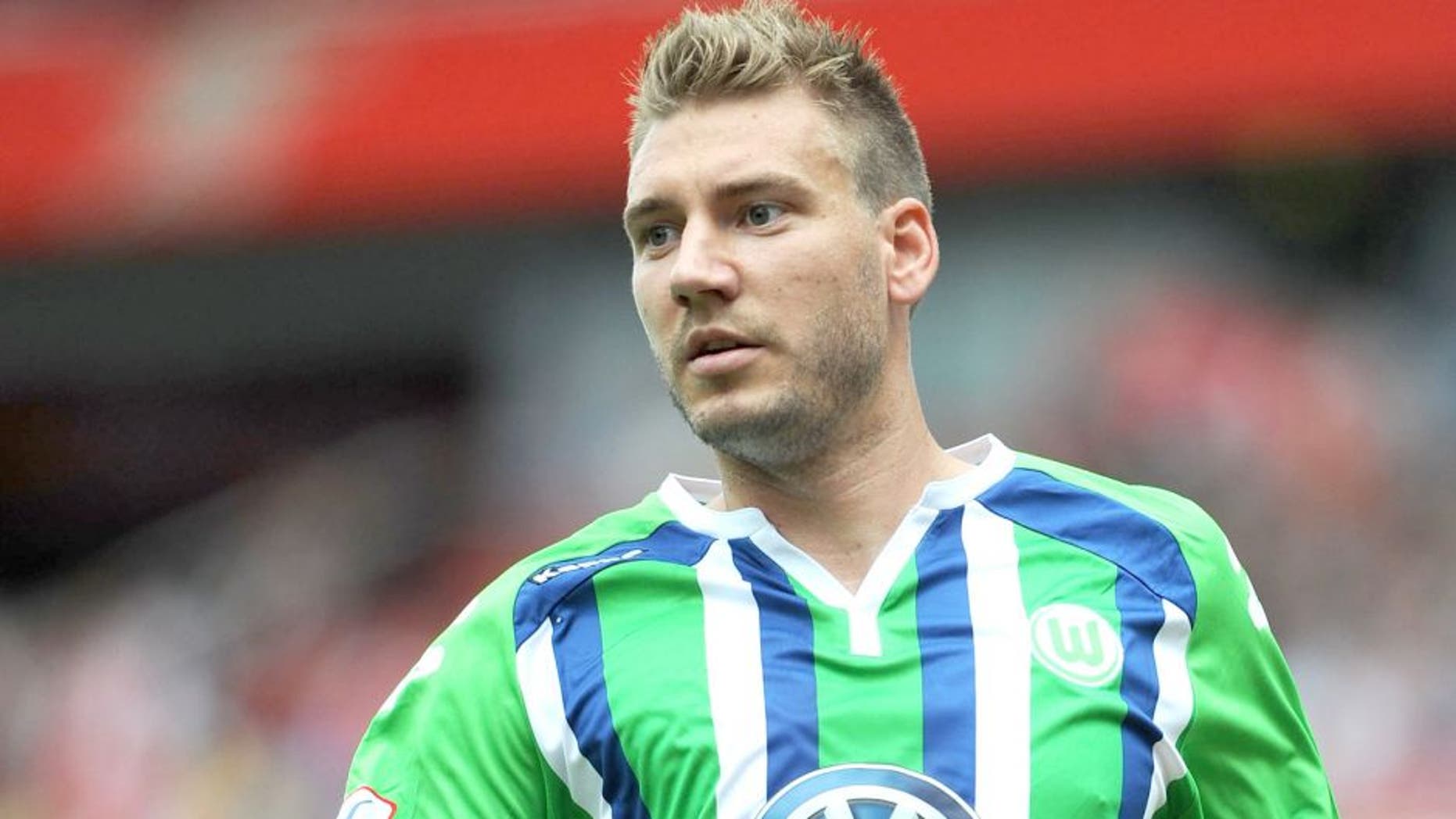 LONDON, ENGLAND - JULY 25: Nicklas Bendtner of Wolfsburg during the match between VFL Wolfsburg and Villarreal CF at Emirates Stadium on July 25, 2015 in London, England. (Photo by David Price/Arsenal FC via Getty Images)