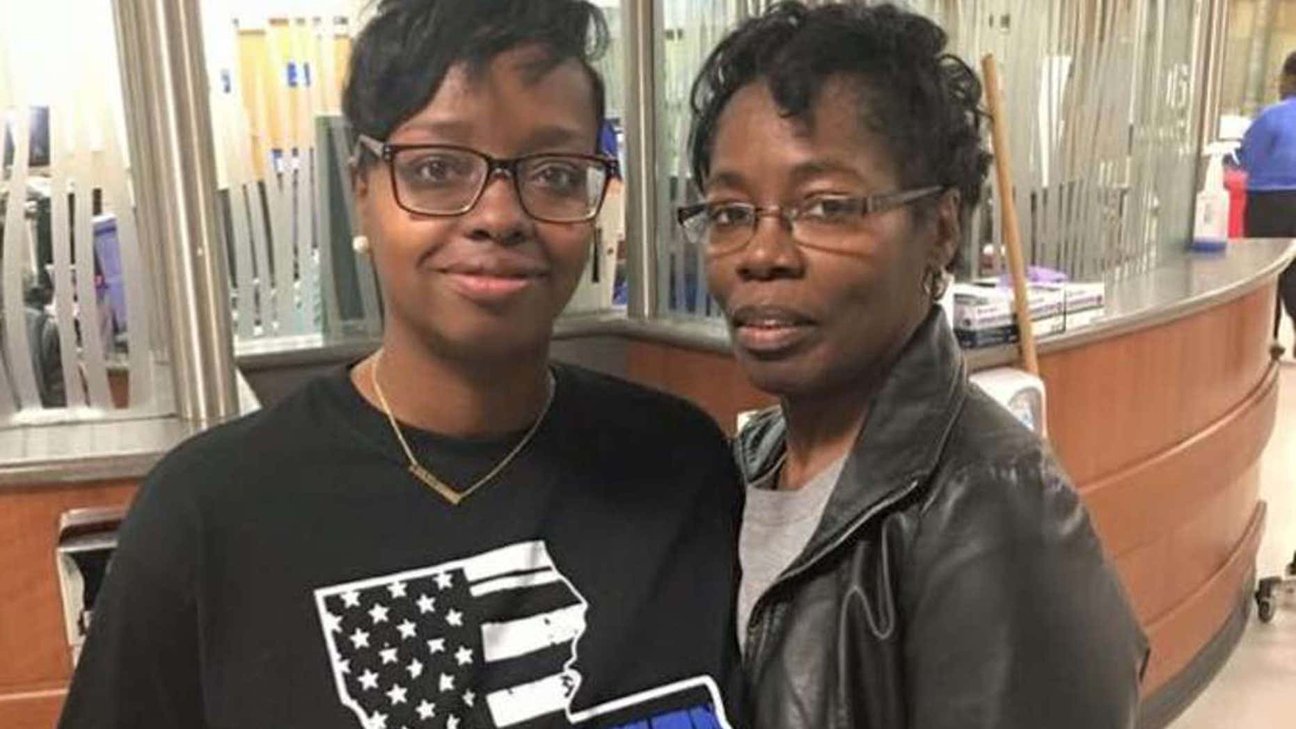 Vickie Williams-Tillman is pictured on the right.