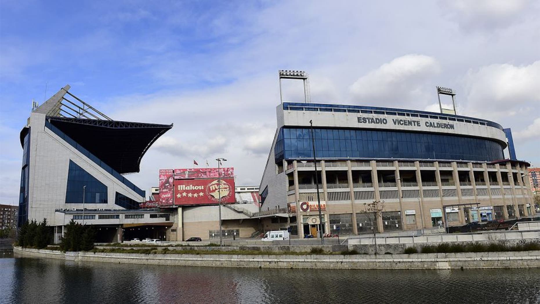 A picture shows a general view of Vicente Calderon stadium on the banks of the Manzanares river, in Madrid on January 20, 2015. Chinese billionaire Wang Jianlin plans to buy a 20-percent stake in Spanish league champions Atletico Madrid, media reported on January 19, 2015. AFP PHOTO/ JAVIER SORIANO (Photo credit should read JAVIER SORIANO/AFP/Getty Images)
