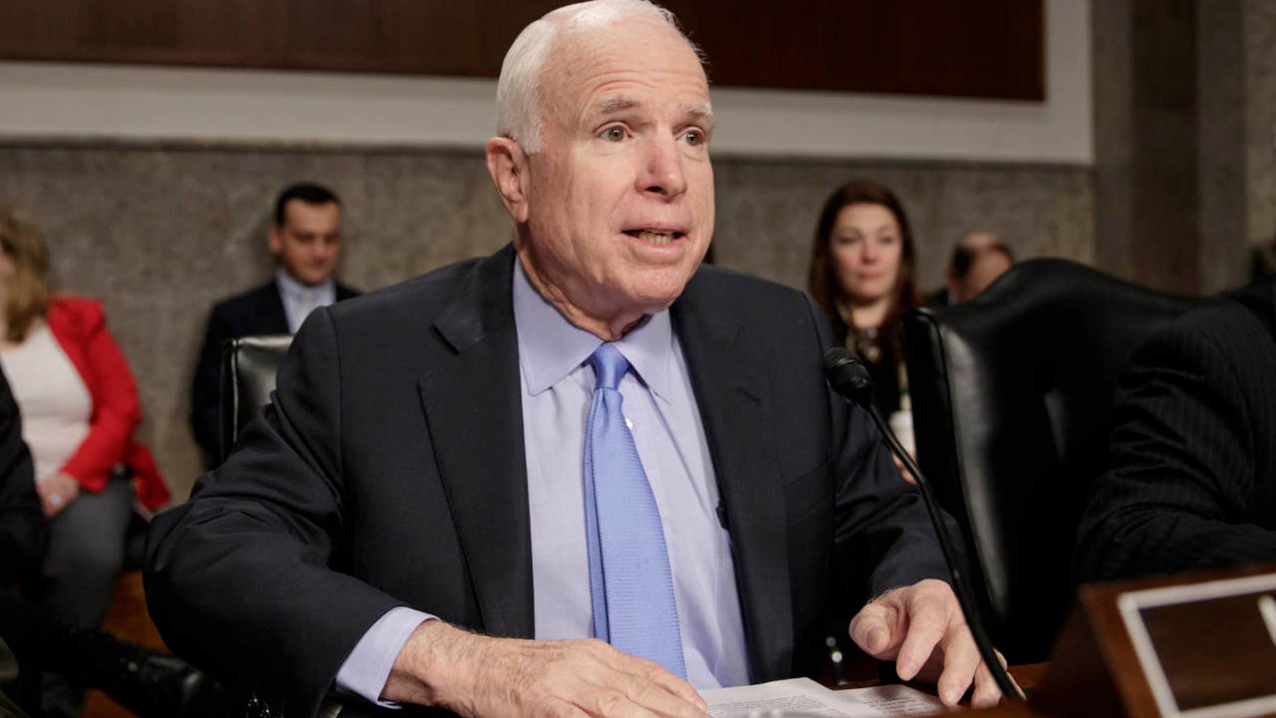 McCain fears the situation could deteriorate into a "train wreck."