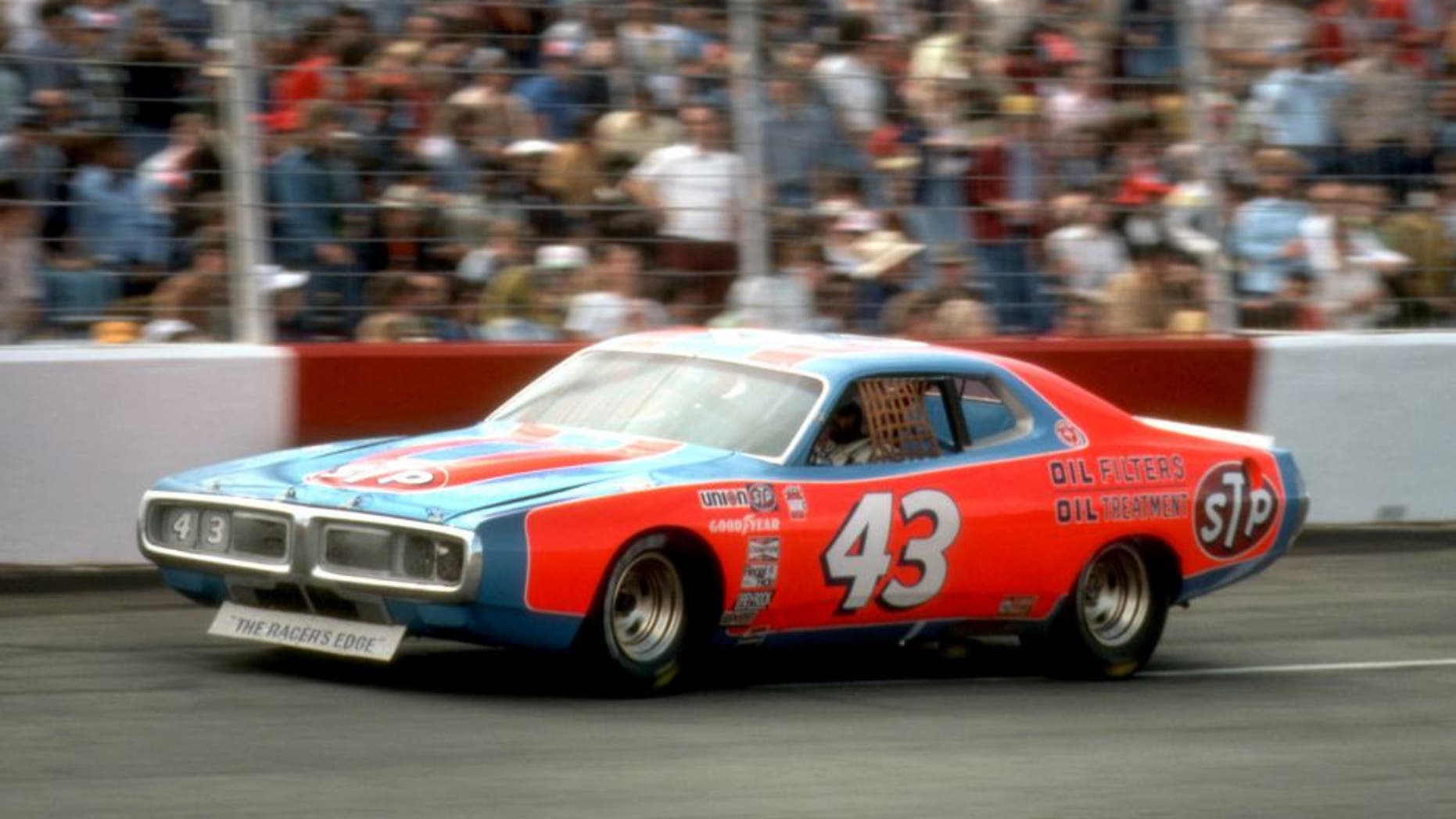 HAMPTON, GA - MARCH 21: Richard Petty drives during the 1976 Atlanta 500 on March 21, 1976, at Atlanta Motor Speedway near Hampton, Georgia. (Photo by Bob Harmeyer/Archive Photos/Getty Images)