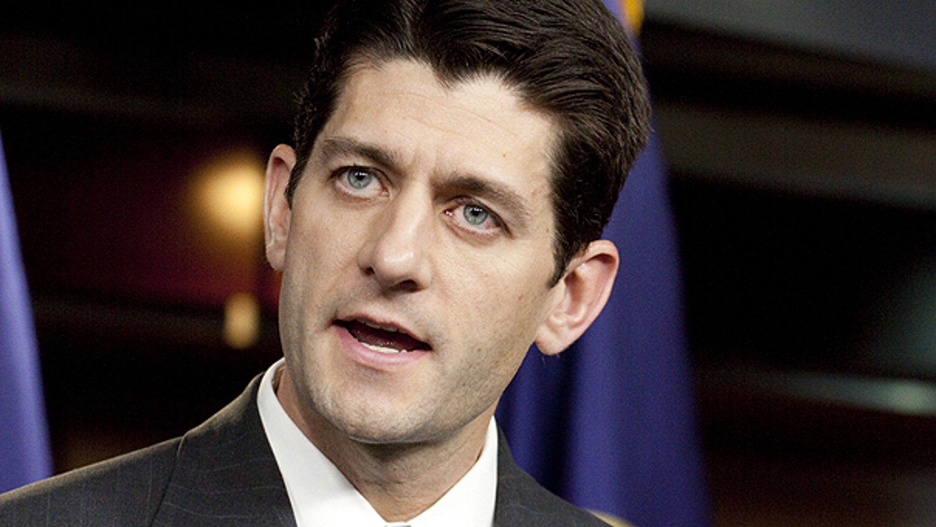 April 15, 2010: Rep. Paul Ryan, R-Wis., chairman of the House Budget Committee, speaks on Capitol Hill.