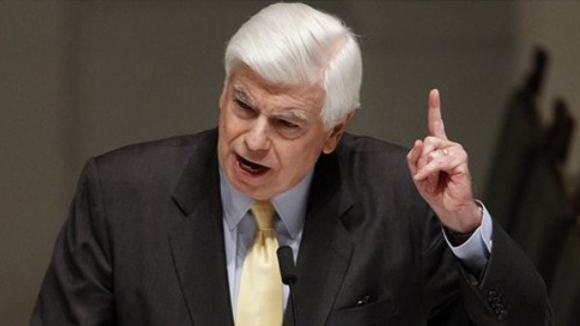 Jan. 21: Former Connecticut Sen. Chris Dodd speaks during the wake for R. Sargent Shriver at Holy Trinity Catholic Church in Washington.