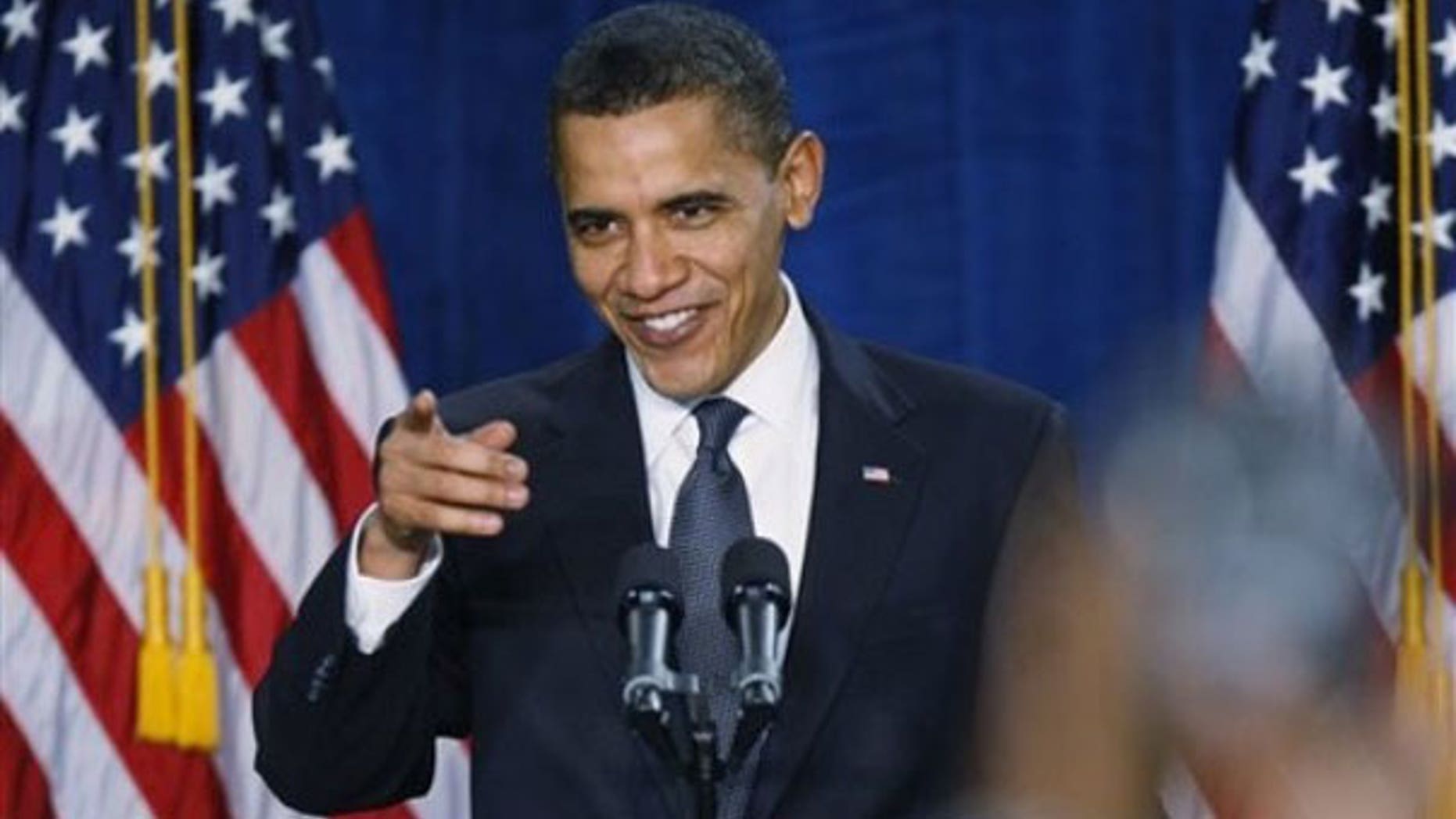 Tuesday: President Obama talks rebates as he promotes energy efficient purchases by homeowners during a speech in Savannah, Ga. (AP)