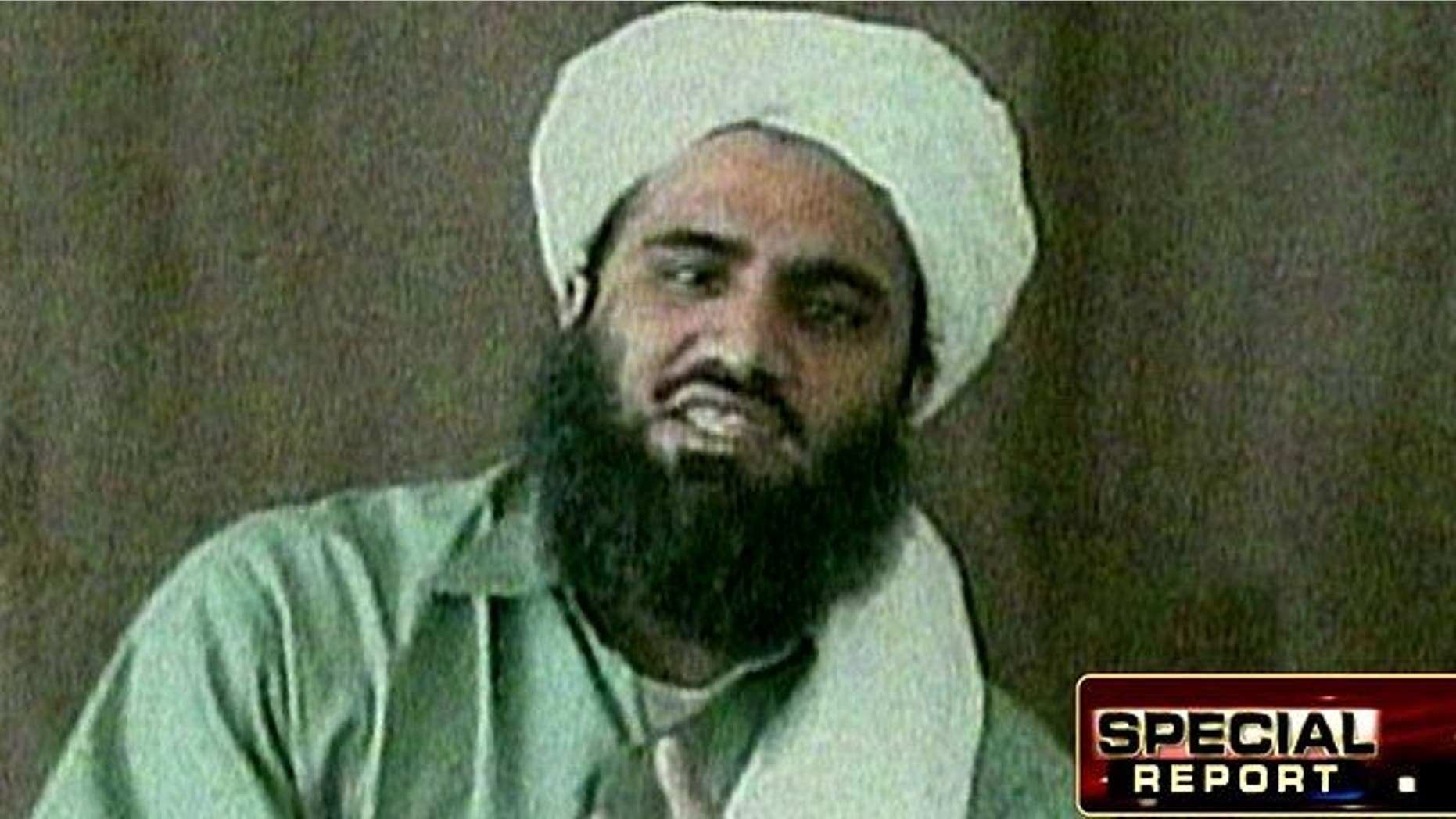 Sulaiman Abu Ghaith, Osama bin Laden's son-in-law and reported longtime member of Al Qaeda.