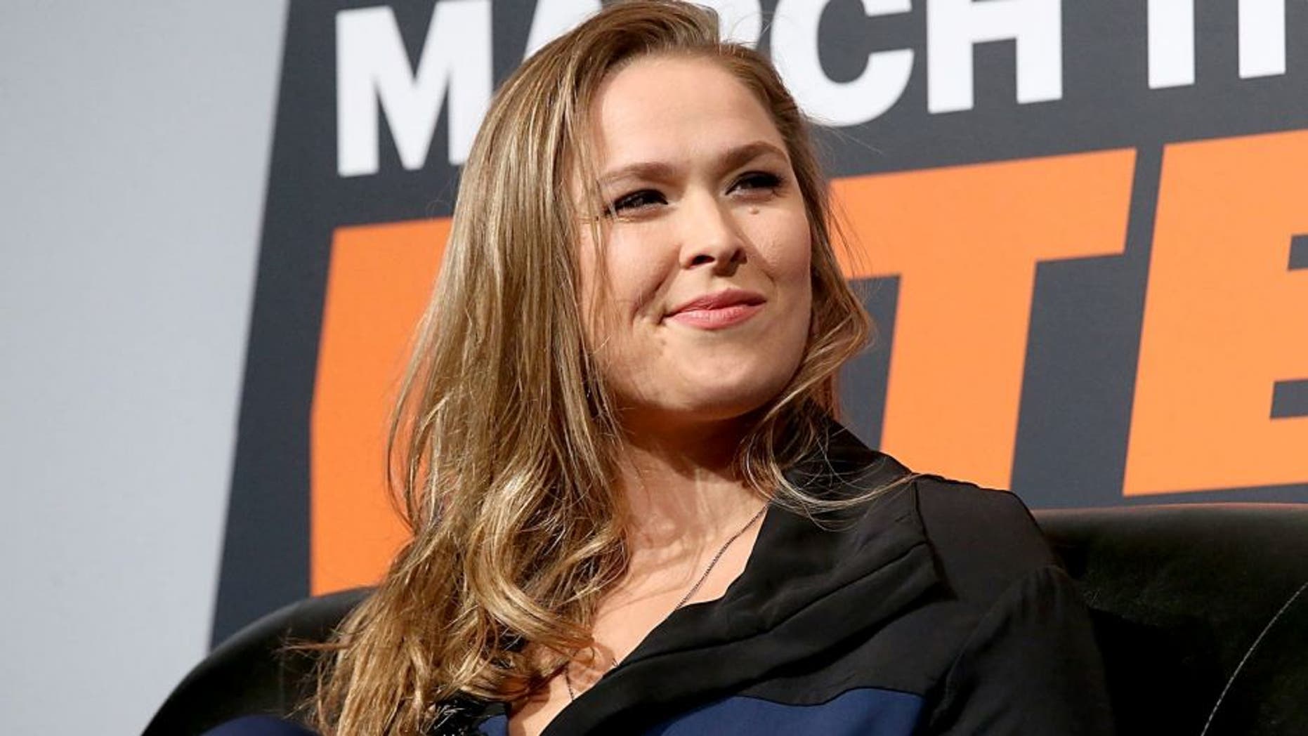 AUSTIN, TX - MARCH 13: Ronda Rousey attends SXSports at the SXSW Film-Interactive-Music festival at Austin Convention Center on March 13, 2016 in Austin, Texas. (Photo by Gary Miller/Getty Images)