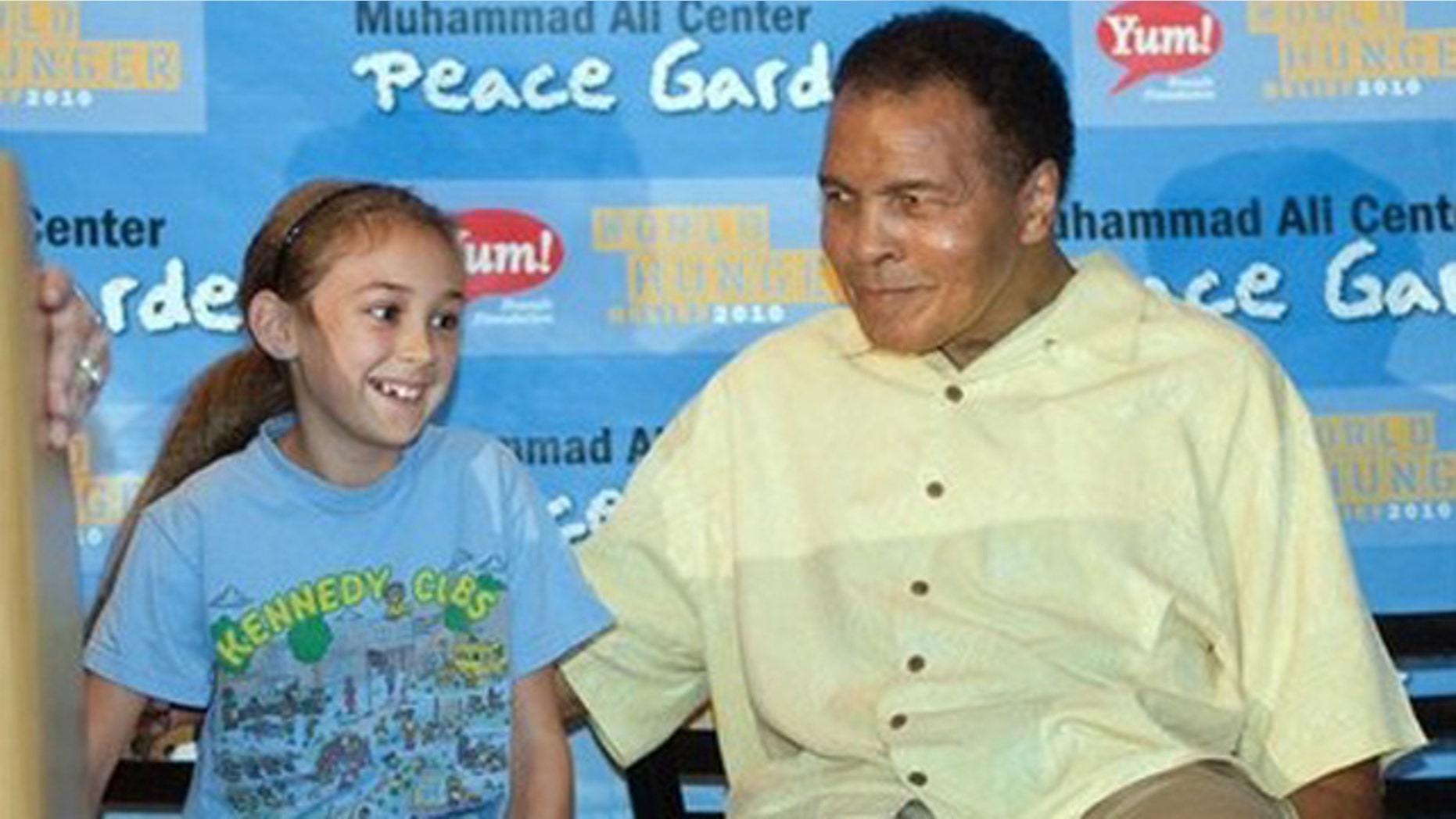 Sept. 21, 2010: United Nations International Day of Peace, The Muhammad Ali Center and Yum! Brands Foundation partner to launch global Muhammad Ali Center Peace Gardens today to teach children multicultural respect and nutrition through gardens.