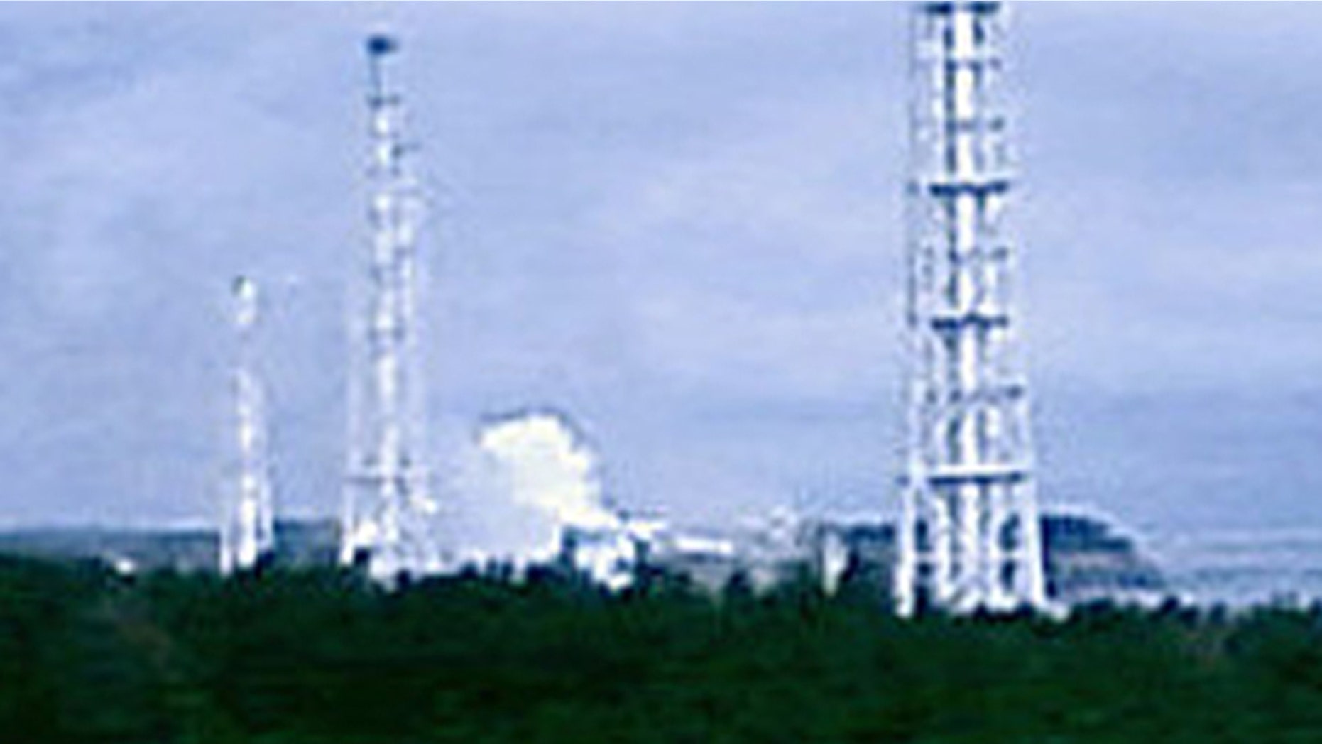 March 16: In this image made from footage taken by Tokyo Electric Power Co. via Kyodo News, white smoke rises from the No. 1 unit of the Fukushima Dai-ichi nuclear complex in Okumamachi, northeastern Japan.