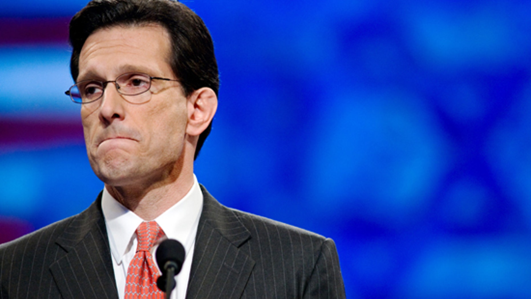 House Minority Whip Rep. Eric Cantor of Va. addresses the American Israel Public Affairs Committee Policy Conference in Washington, Monday, March 22, 2010. (AP)
