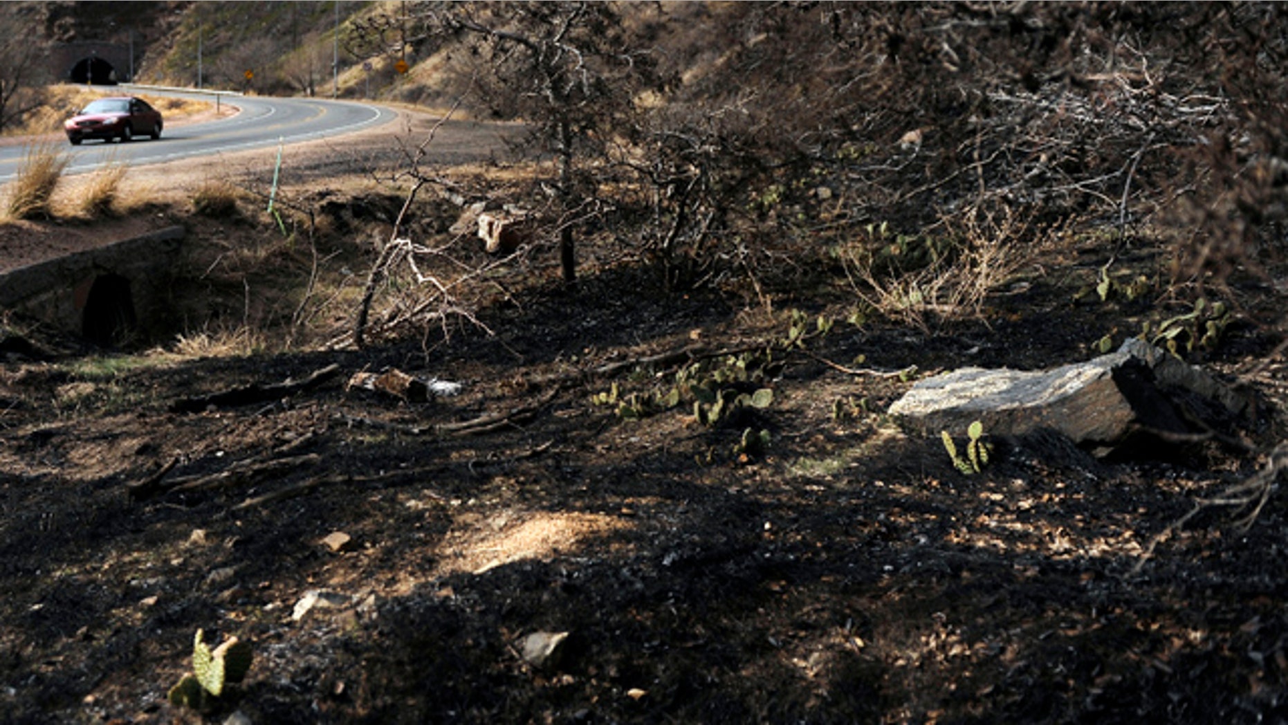 March 21: Fire crews have established a containment line on the southeast edge of the Indian Gulch fire, along Highway 6 in Clear Creek Canyon, Colo.