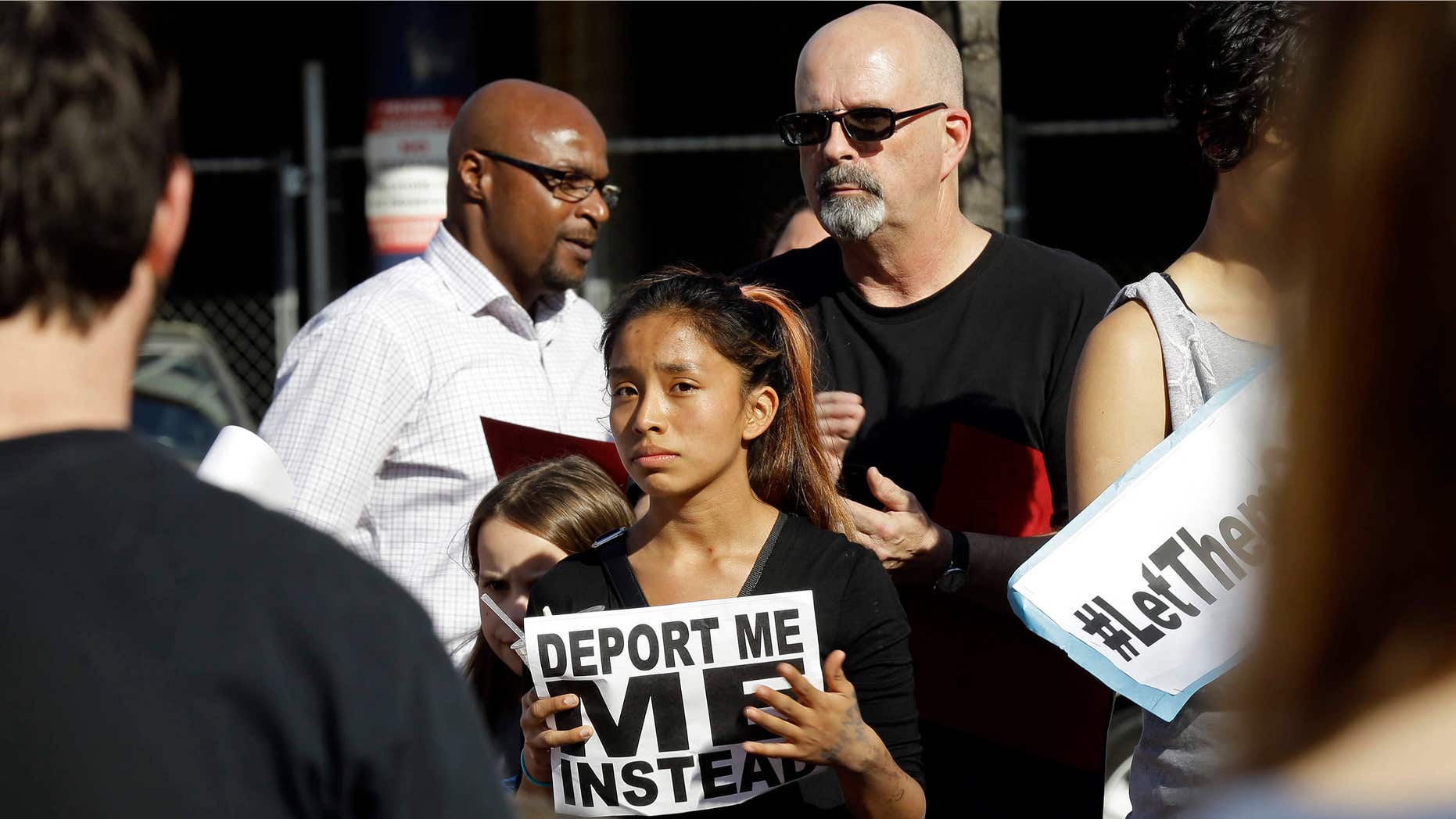 March 24, 2016: Supporters of 19-year-old Wildin Acosta hold a rally in Durham, N.C.