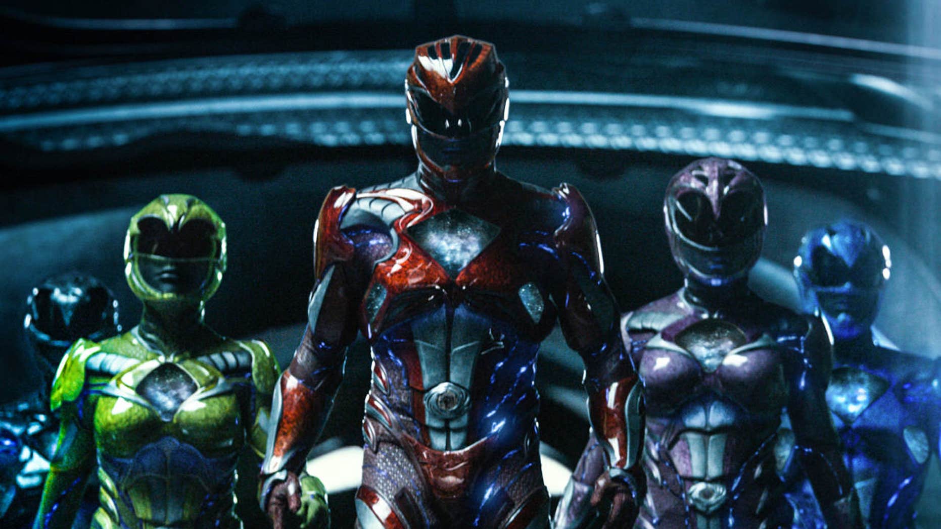 This image released by Lionsgate shows a scene from, "Power Rangers."