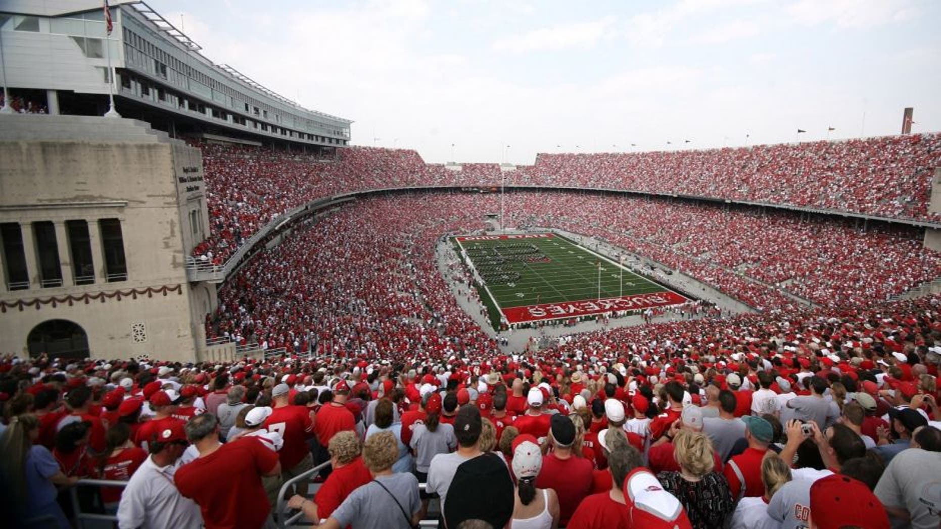 COLUMBUS, OH - SEPTEMBER 22: General view of the crowd during the game between the Northwestern Wildcats and the Ohio State Buckeyes on September 22, 2007 at the Horseshoe in Columbus, Ohio. (Photo by Collegiate Images/Getty Images)
