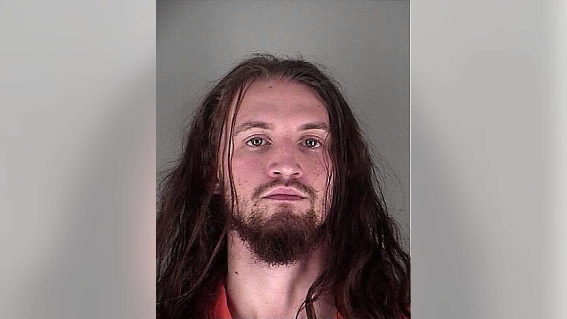 This 2016 photo provided by the Hennepin County Sheriff’s Office, shows Abdul Raheem Habil Ali-Skelton, a Minnesota man accused of lying to the FBI about when he last contacted the Islamic State group.