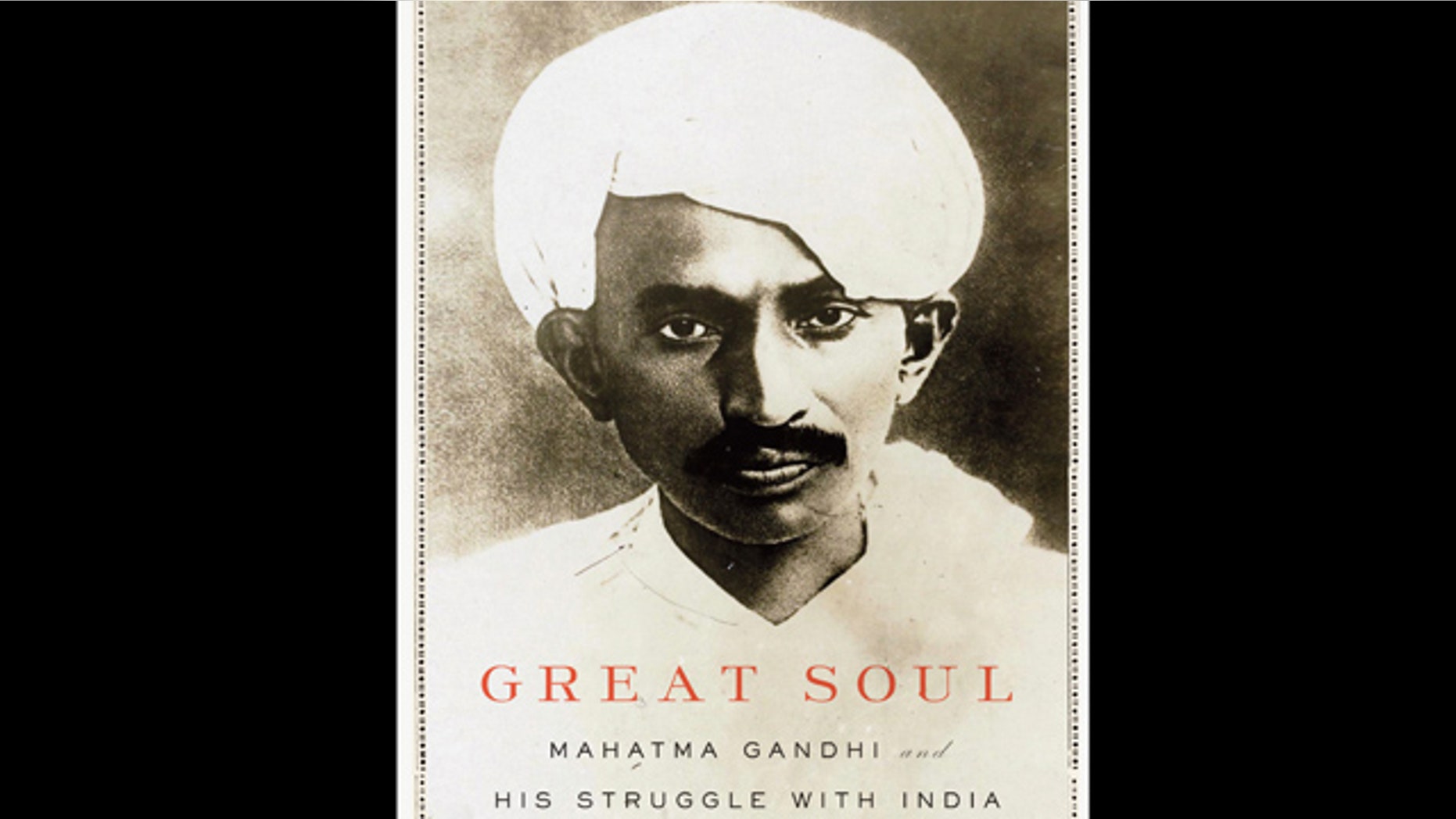 In this book cover image released by Knopf, "Great Soul: Mahatma Gandhi and His Struggle With India," by Joseph Lelyveld, is shown.