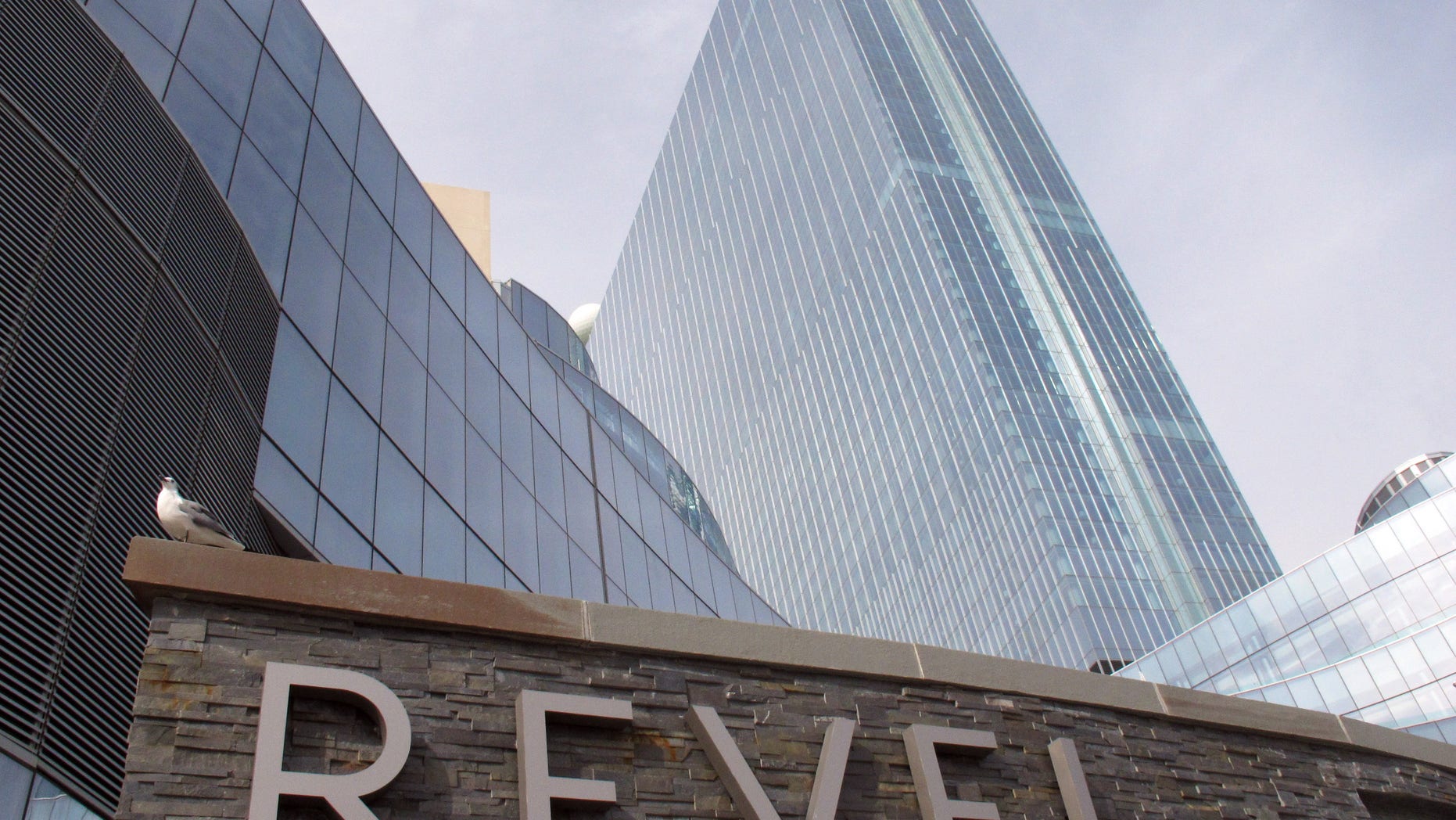 FILE - This Oct. 17, 2012 file photo shows the Revel, Atlantic City, N.J.'s newest casino. Revel, the casino many people had hoped would turn around Atlantic City's sagging fortunes, on Tuesday, Feb. 19, 2013 said that it will file for Chapter 11 bankruptcy protection in March, less than a year after it opened. (AP Photo/Wayne Parry, File)