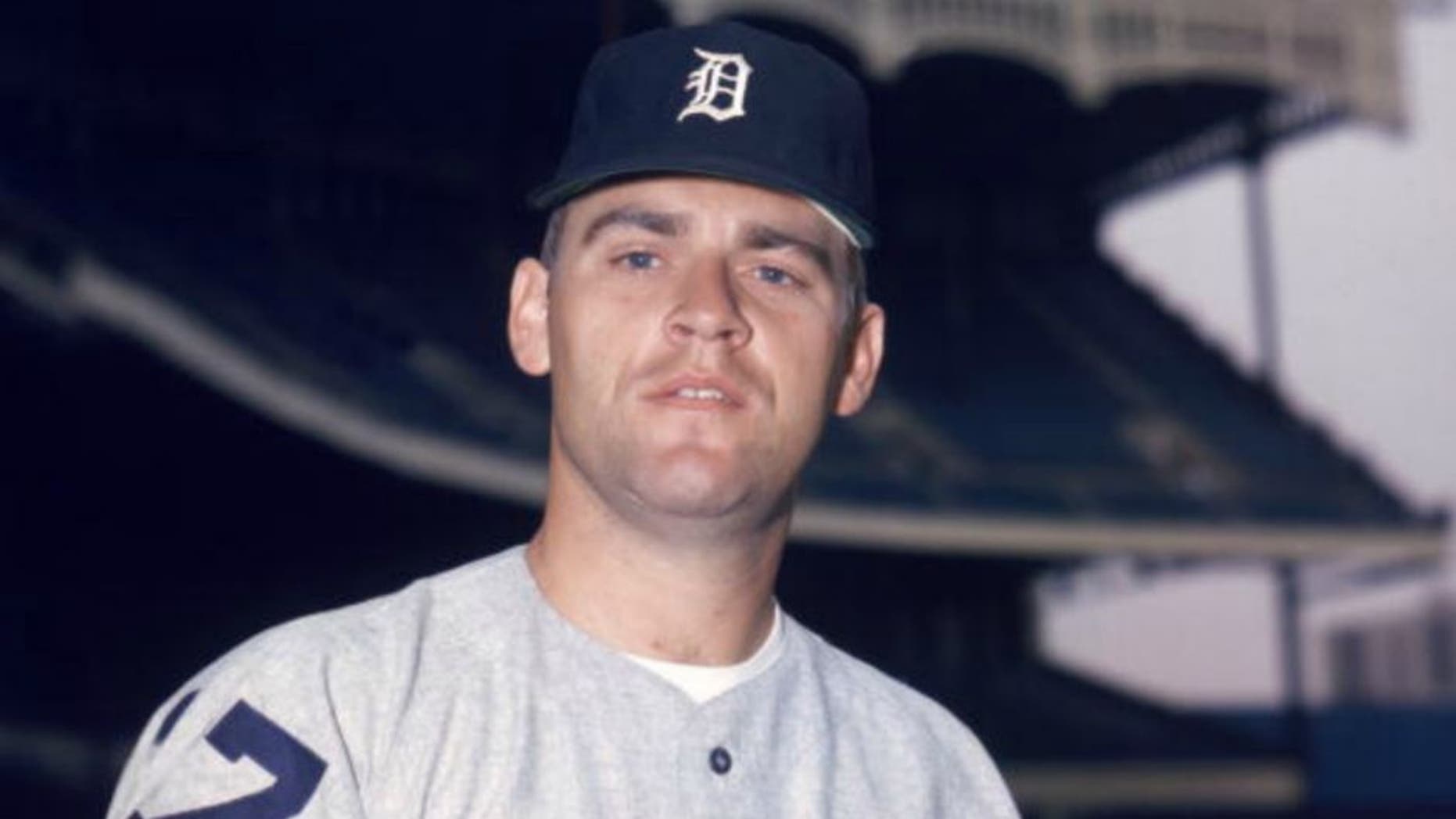UNDATED: Denny McLain #17 of the Detroit Tigers poses for a portrait. McLain played for Detroit from 1963-1970. (Photo by Louis Requena/MLB Photos via Getty Images)