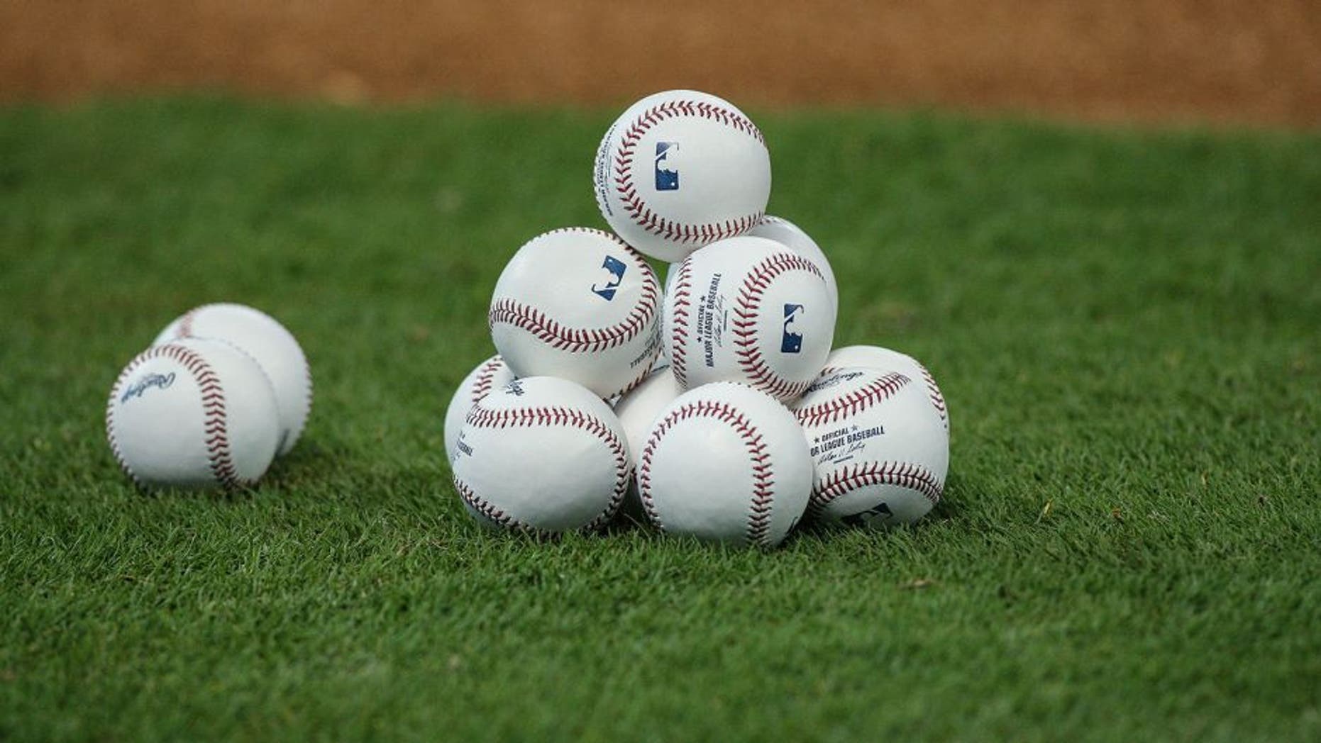 Apr 3, 2014; Houston, TX, USA; General view of baseballs before a game between the New York Yankees and the Houston Astros at Minute Maid Park. Mandatory Credit: Troy Taormina-USA TODAY Sports