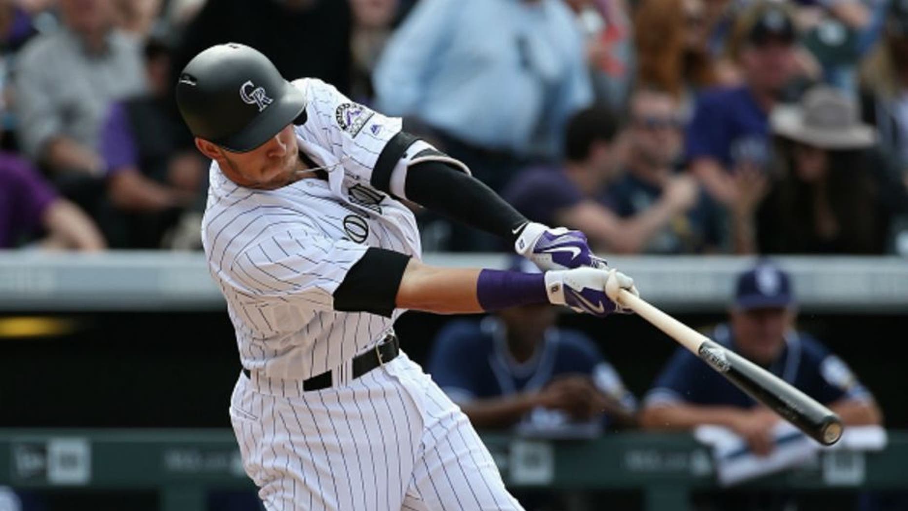 DENVER, CO - APRIL 08: during opening day at Coors Field on April 8, 2016 in Denver, Colorado.
