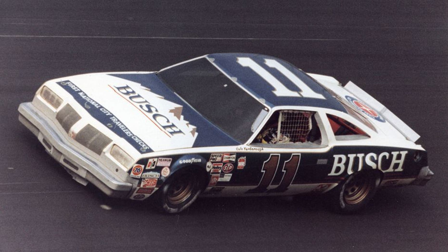1979: Cale Yarborough at the wheel of Junior JohnsonÃs Busch Beer Oldsmobile during a NASCAR Winston Cup race. Yarborough had four wins in Ã79 and finished fourth in Winston Cup points. (Photo by ISC Images & Archives via Getty Images)