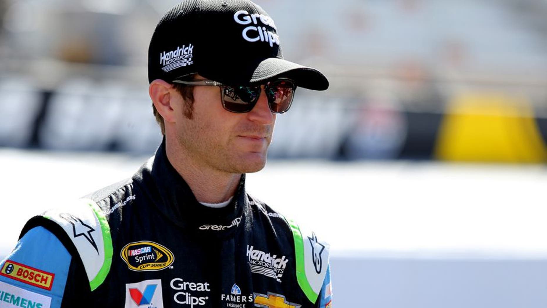 BRISTOL, TN - APRIL 16: Kasey Kahne, driver of the #5 Great Clips Chevrolet, stands in the garage area during practice for the NASCAR Sprint Cup Series Food City 500 at Bristol Motor Speedway on April 16, 2016 in Bristol, Tennessee. (Photo by Jerry Markland/Getty Images)