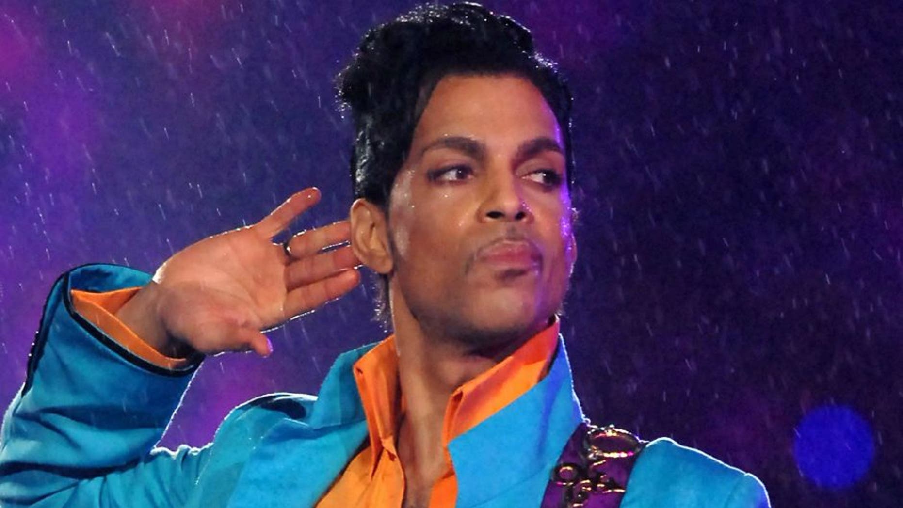 Prince performs at half time during Super Bowl XLI between the Indianapolis Colts and Chicago Bears at Dolphins Stadium in Miami, Florida on February 4, 2007. (Photo by Theo Wargo/WireImage)