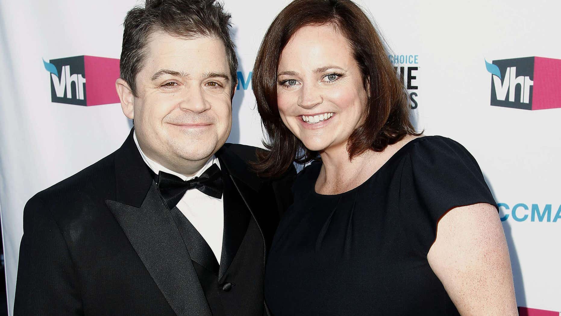 Jan. 12, 2012: Patton Oswalt, left, and his wife Michelle Eileen McNamara arrive at the 17th Annual Critics' Choice Movie Awards in Los Angeles.