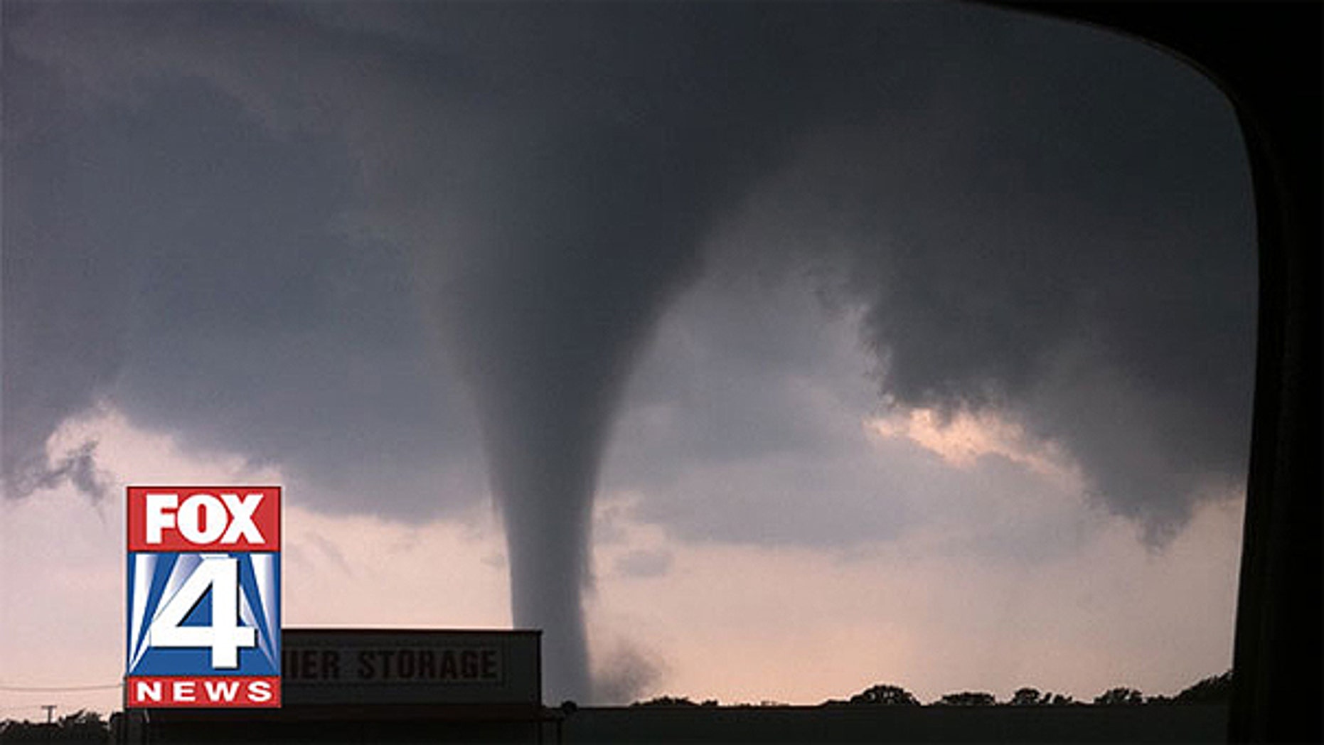 April 26: A tornado in Cedar Creek Lake, between Gun Barrel City and Kemp in Texas.