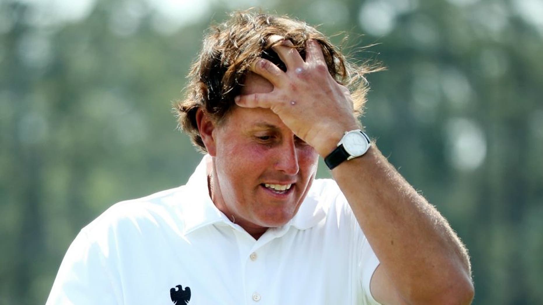 during the second round of the 2014 Masters Tournament at Augusta National Golf Club on April 11, 2014 in Augusta, Georgia.