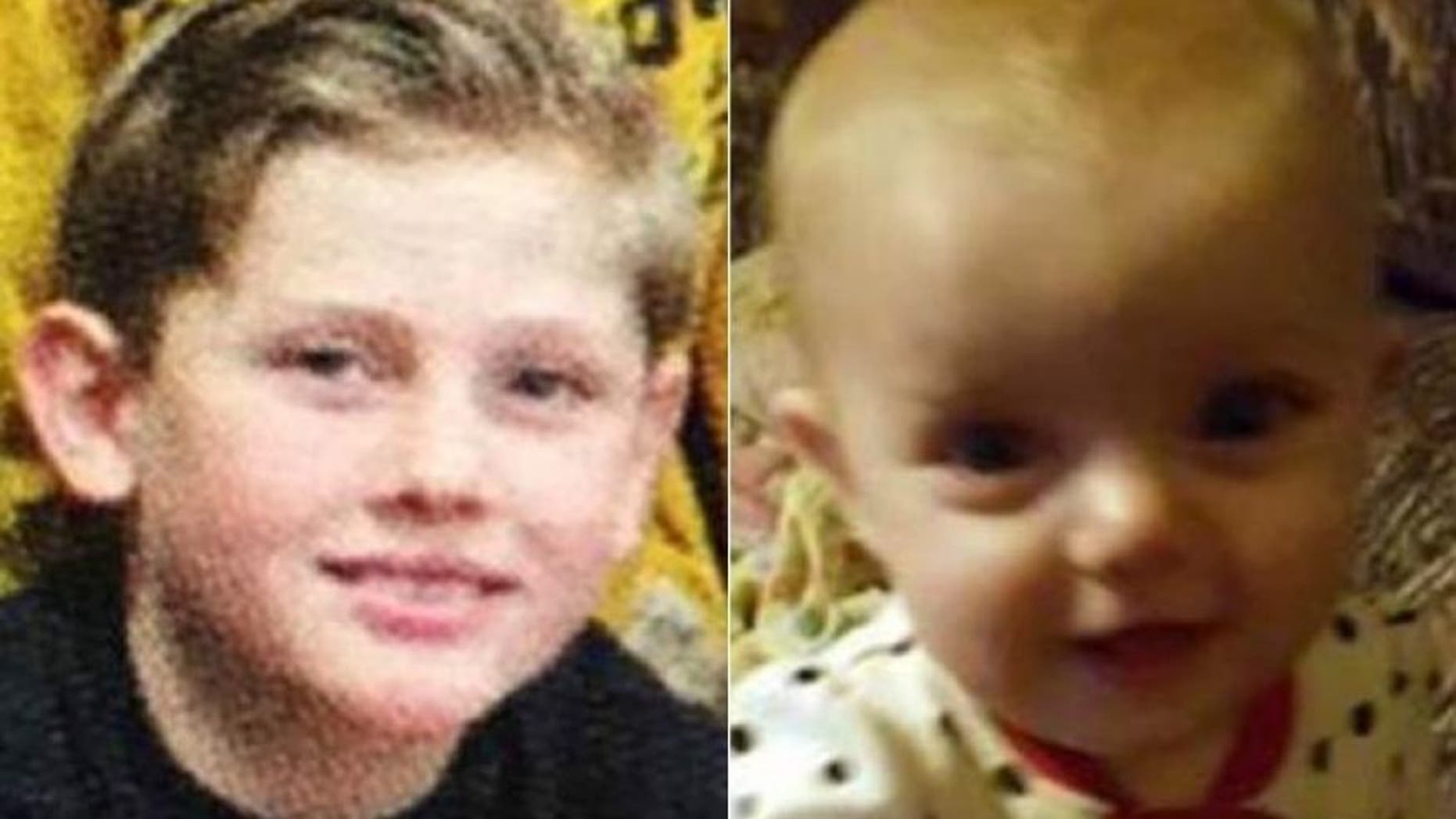 Reilly Scarbrough, left, and his sister, Acelynn Wester.
