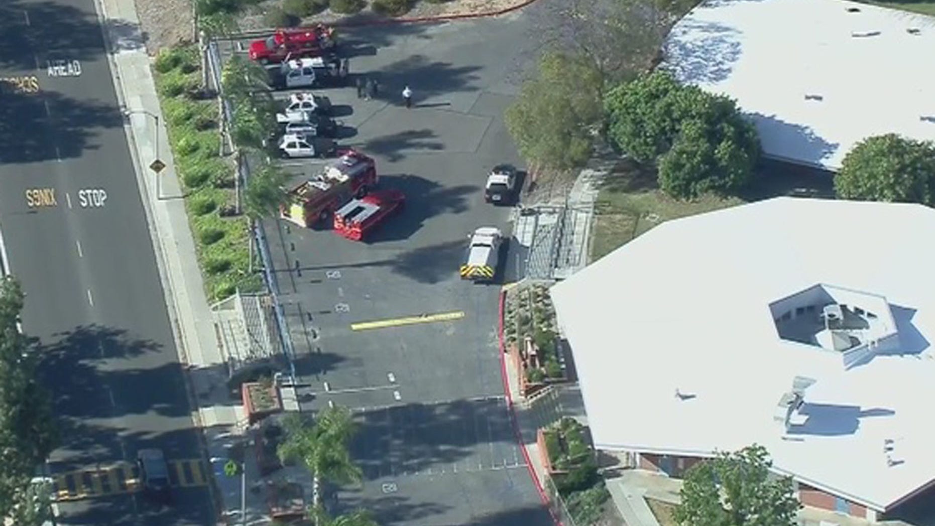 Authorities in Southern California were searching for a Hispanic male and female accused of stealing a woman’s SUV on Saturday and then going on a shooting rampage, killing one and injuring three.