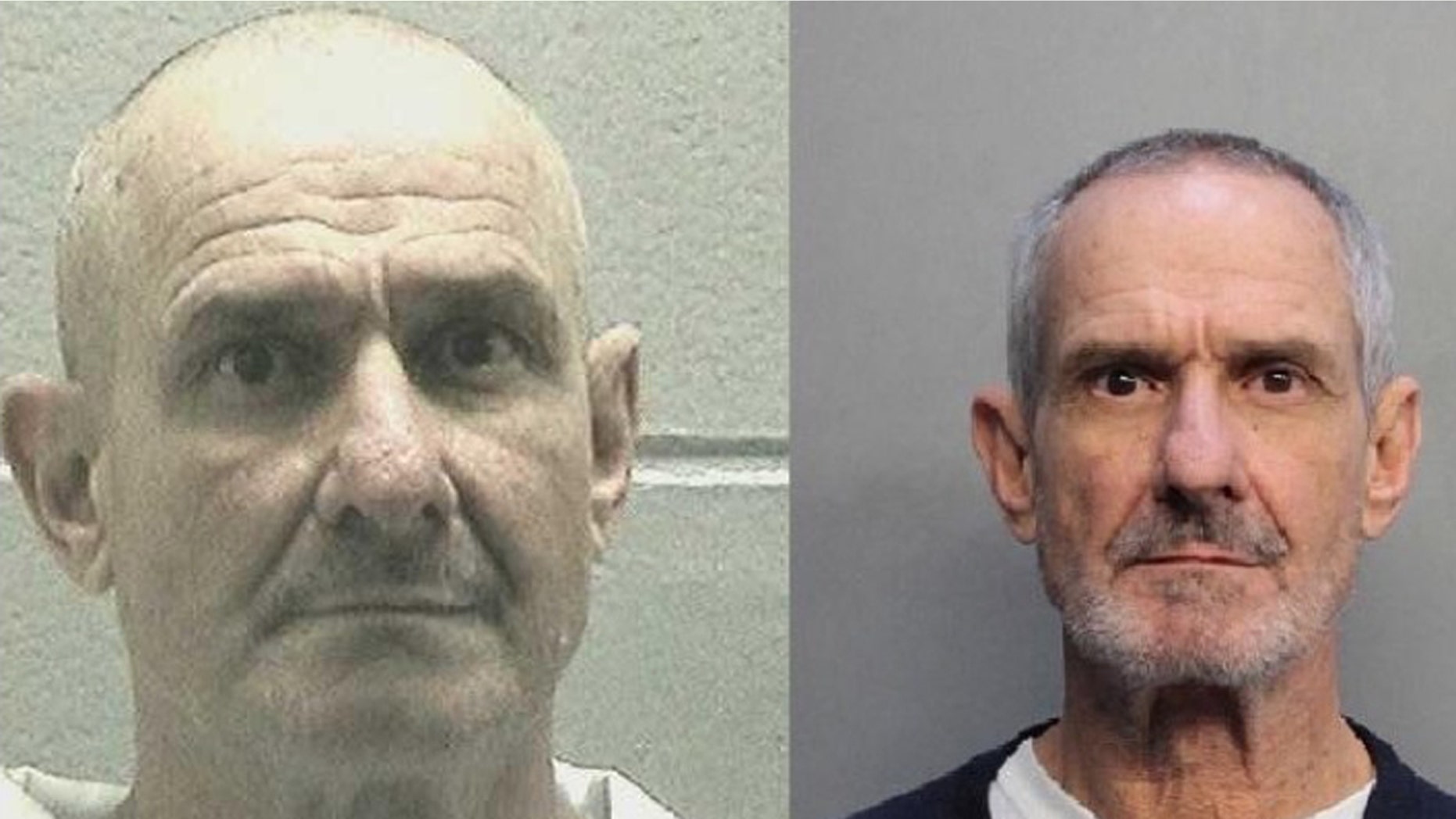 Raul Eduardo Prado (left) escaped a work detail in Augusta, Georgia on May 7. The man on the right claims he is the Prado's twin brother Jean and has been falsely arrested.