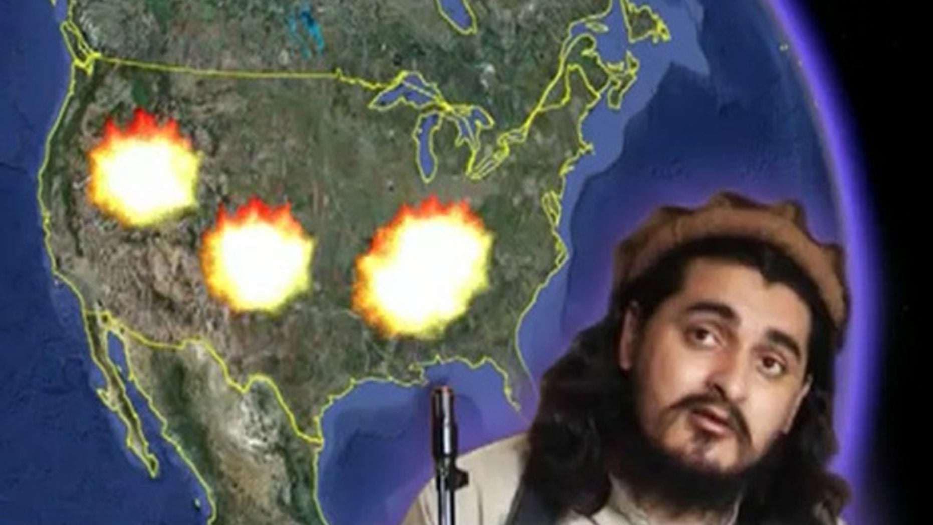 A man believed to be Pakistani Taliban chief Hakimullah Mehsud said in a video he was speaking on April 4, 2010.