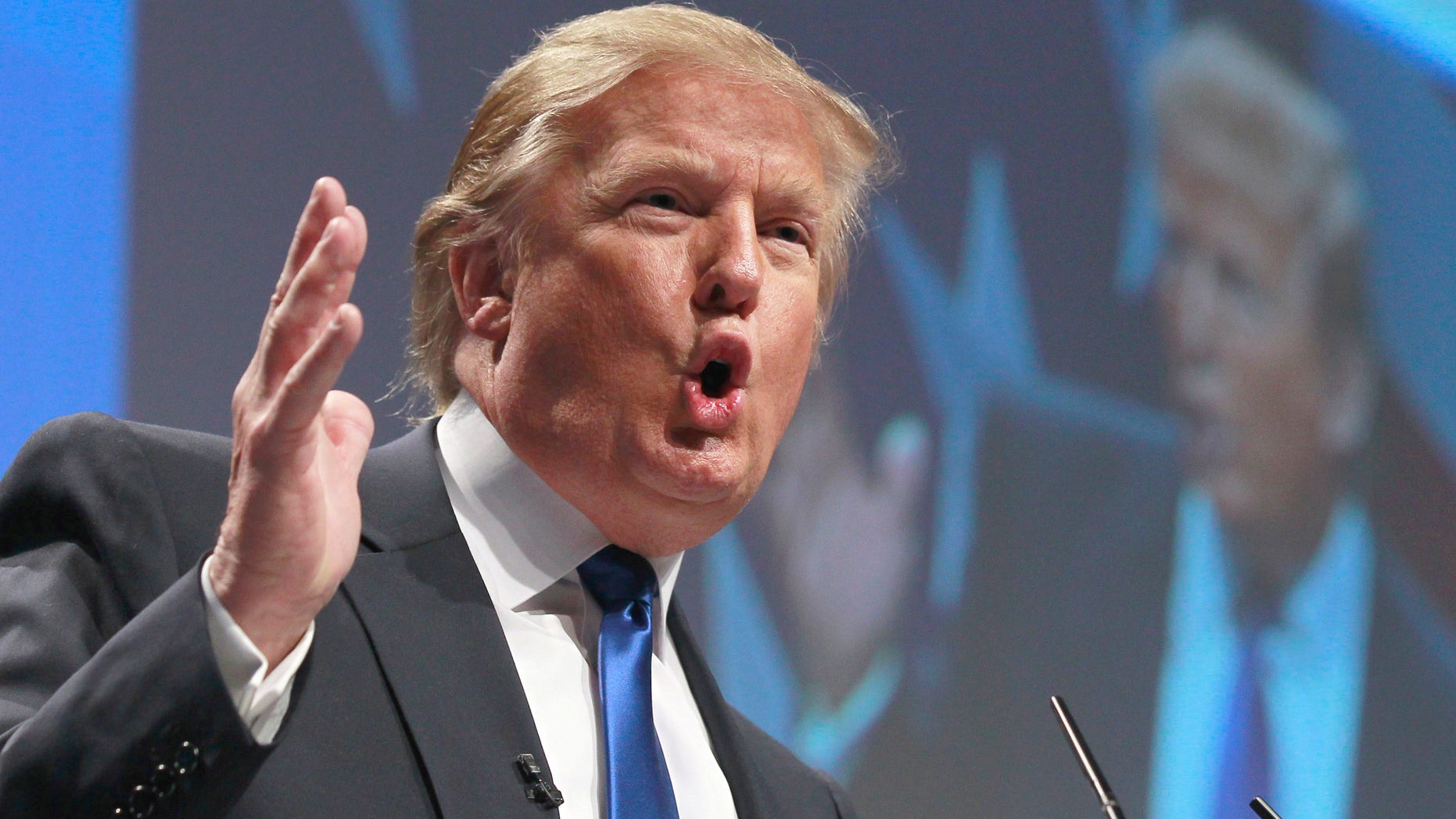 Feb. 10: Donald Trump addresses the Conservative Political Action Conference (CPAC) in Washington.