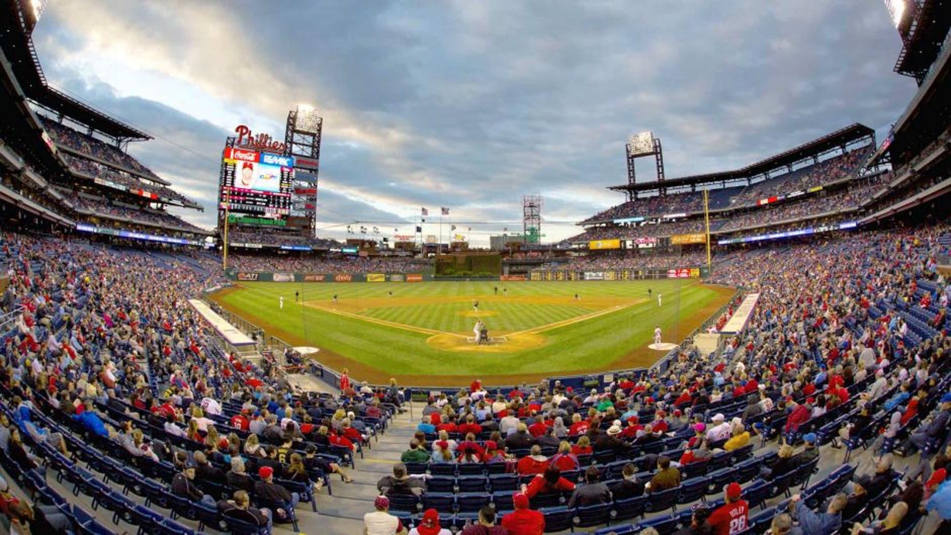 May 13, 2015; Philadelphia, PA, USA; General view Citizens Bank Park during game play between the Philadelphia Phillies and the Pittsburgh Pirates. The Phillies won 3-2. Mandatory Credit: Bill Streicher-USA TODAY Sports