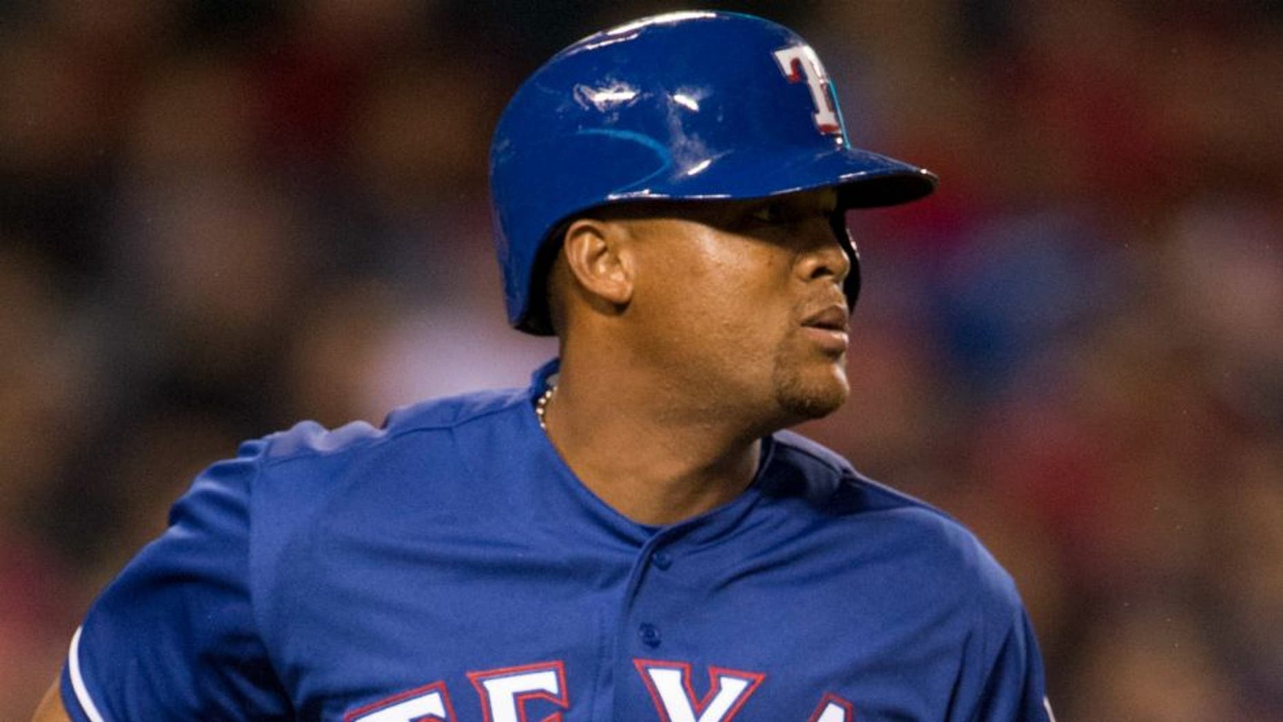 ANAHEIM, CA - APRIL 7: Adrian Beltre #29 of the Texas Rangers runs during the game against the Los Angeles Angels of Anaheim at Angel Stadium of Anaheim on April 7, 2016 in Anaheim, California. (Photo by Matt Brown/Angels Baseball LP/Getty Images)
