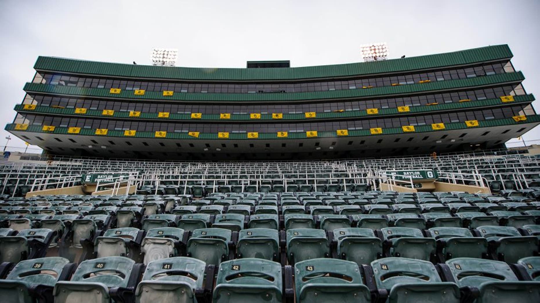Dec 7, 2013; Waco, TX, USA; A view of the stands before the final game played at Floyd Casey Stadium between the Baylor Bears and the Texas Longhorns. Mandatory Credit: Jerome Miron-USA TODAY Sports