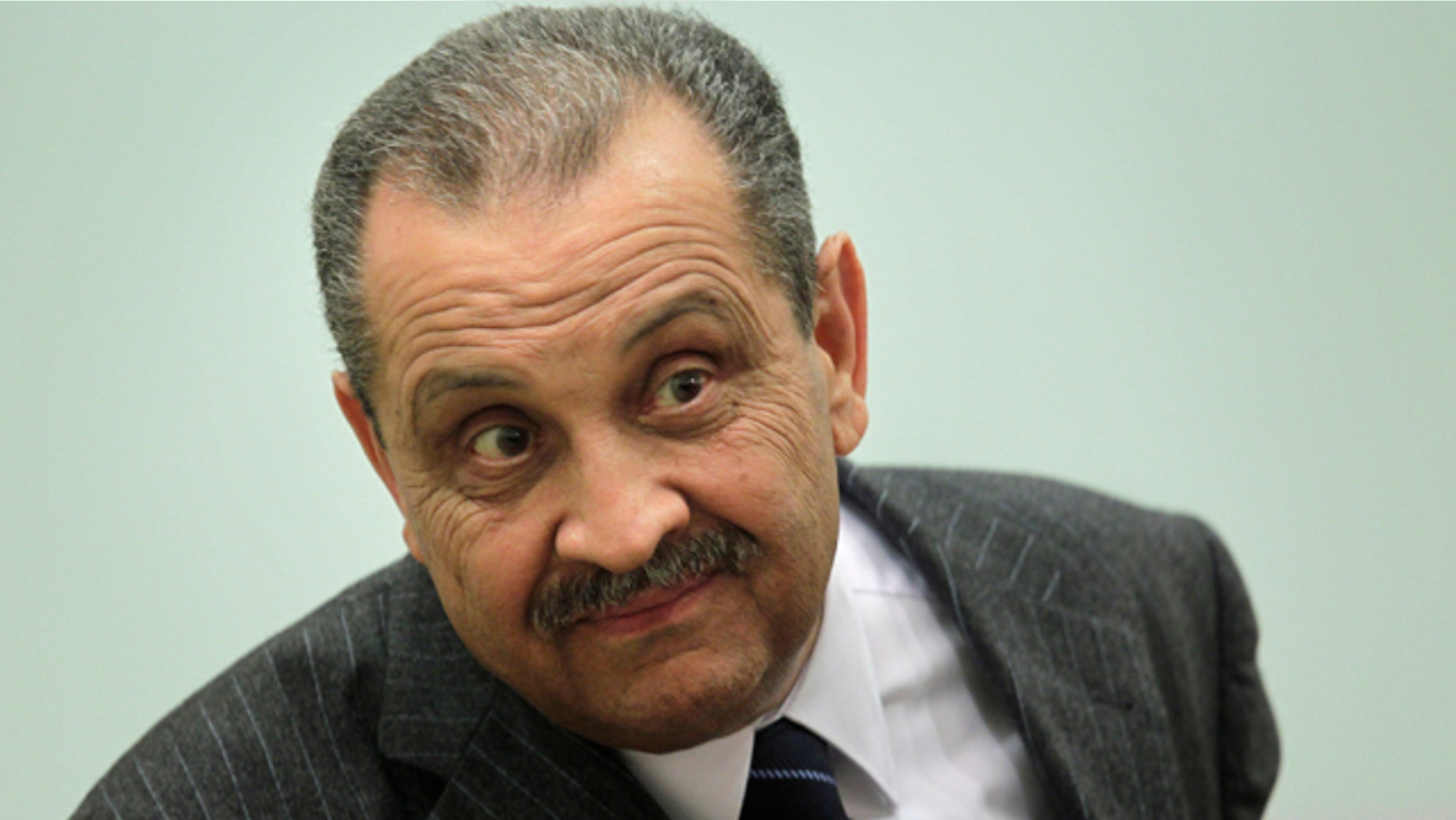 March 9: Shukri Ghanem, head of the state-run National Oil Corporation, addresses a news conference in Tripoli, Libya.