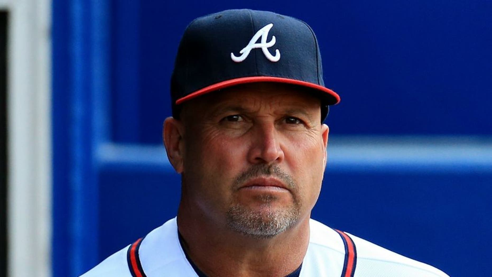 ATLANTA, GA - MAY 06: against the Arizona Diamondbacks at Turner Field on May 6, 2016 in Atlanta, Georgia. (Photo by Daniel Shirey/Getty Images),ATLANTA, GA - MAY 06: Fredi Gonzalez #33 of the Atlanta Braves stands in the dugout prior to the game against the Arizona Diamondbacks at Turner Field on May 6, 2016 in Atlanta, Georgia. (Photo by Daniel Shirey/Getty Images)