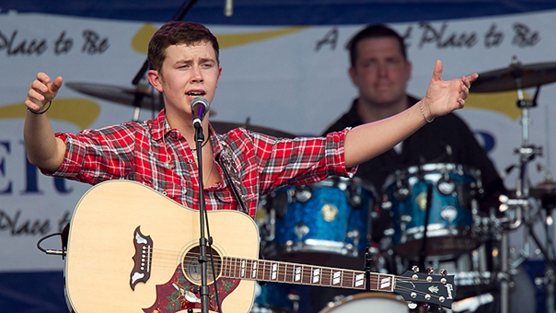 May 14: American Idol finalist Scotty McCreery of Garner, N.C. perform at Lake Benson Park in Garner, N.C.