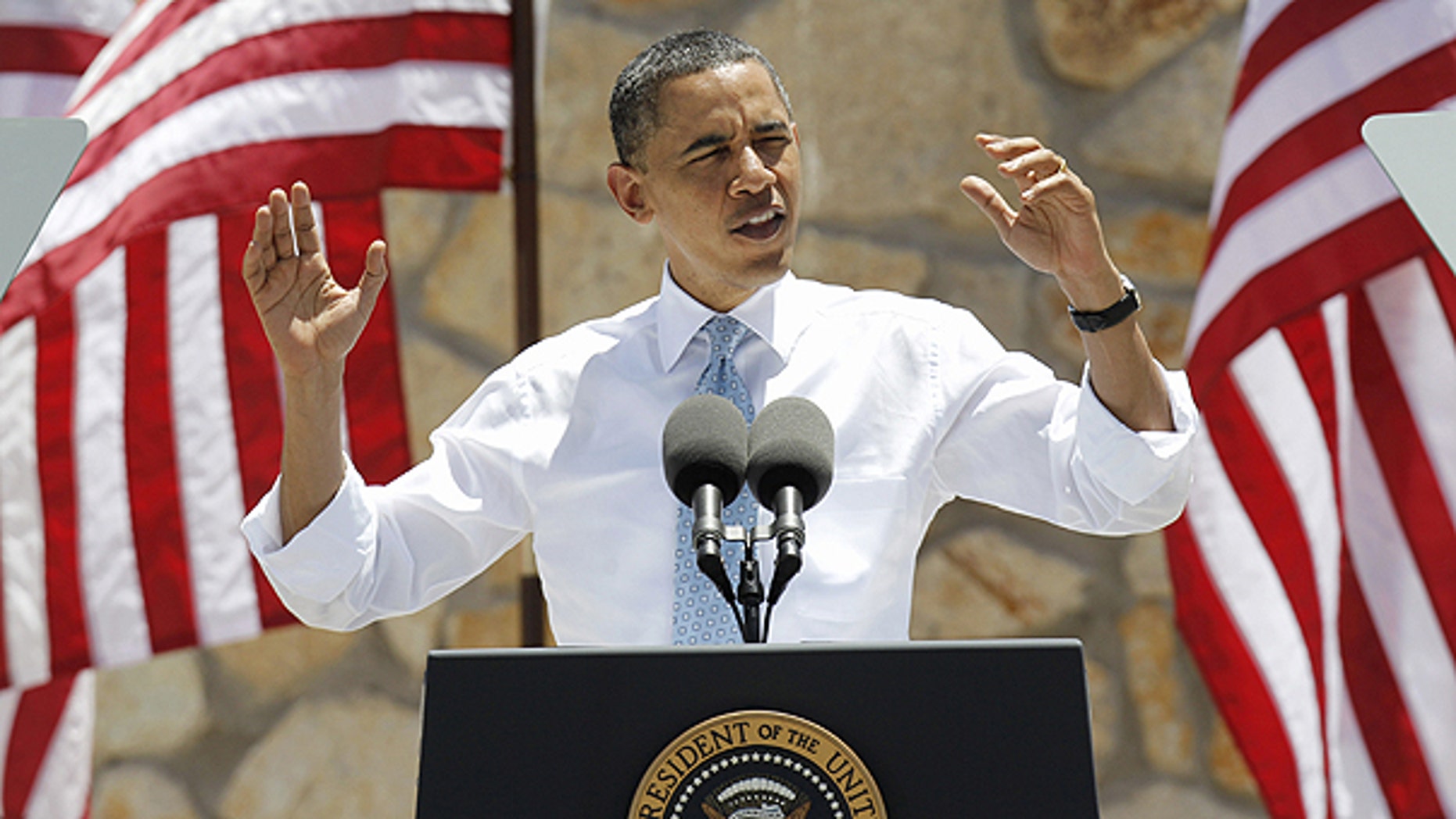 May 10: President Obama gestures while speaking about immigration reform in El Paso, Texas. With a re-election campaign looming, Obama is pushing Congress to overhaul the immigration system, but lawmakers seems to have little appetite to take on the issue.