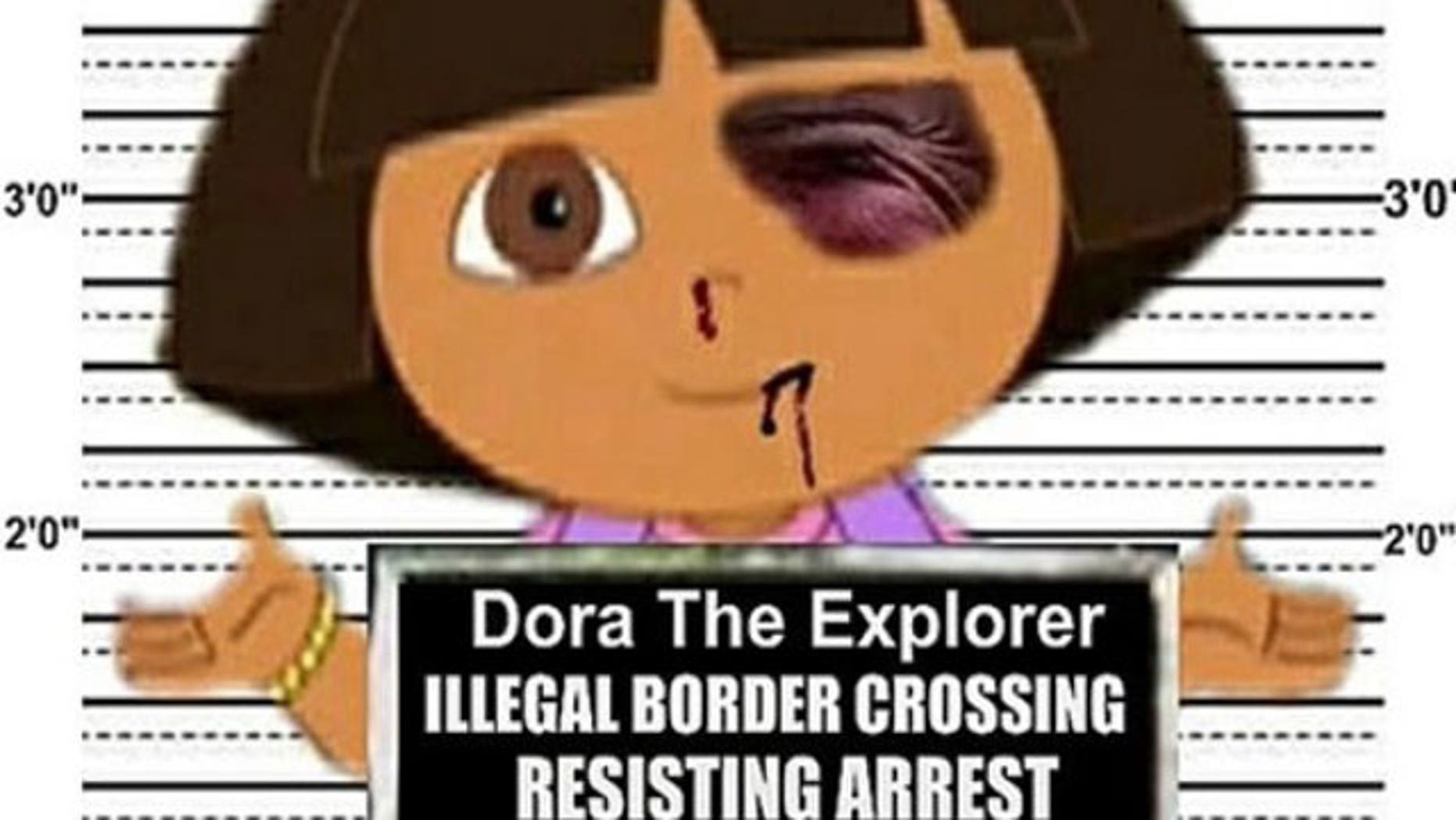 Dora The Explorer Arrested For Being Illegal Immigrant In Mug Shot 5538