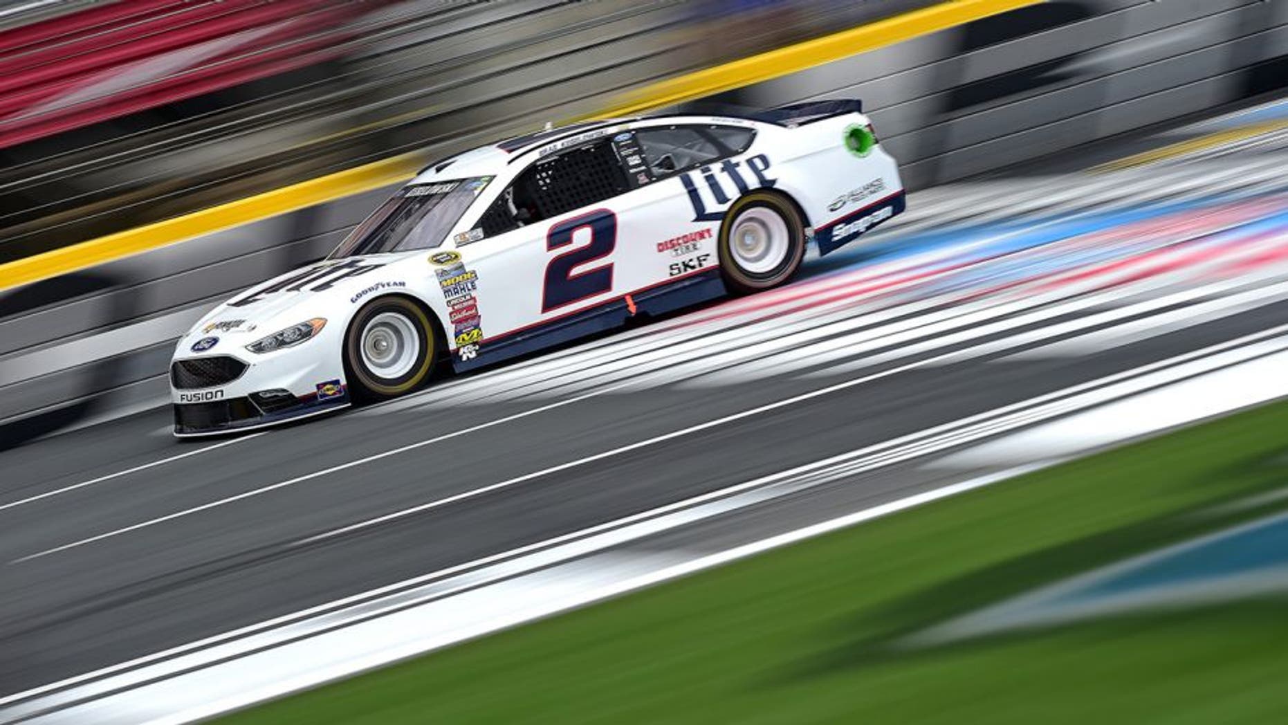 CHARLOTTE, NC - MAY 21: Brad Keselowski, driver of the #2 Miller Lite Ford, practices for the NASCAR Sprint Cup Series Sprint All-Star Race at Charlotte Motor Speedway on May 21, 2016 in Charlotte, North Carolina. (Photo by Jared C. Tilton/Getty Images)